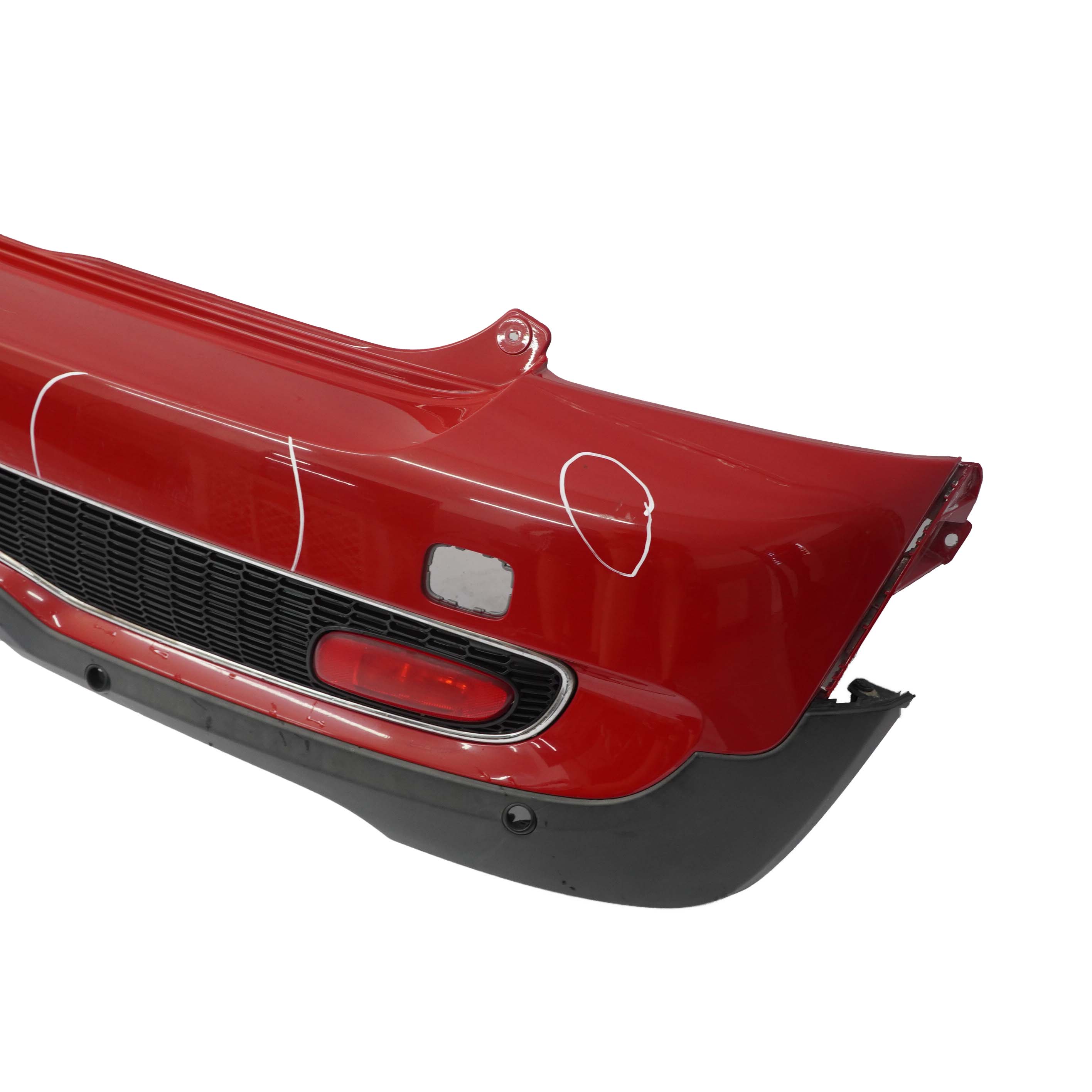 Mini R56 R57 Rear Bumper Cooper S Trim Panel Chili Red - 851