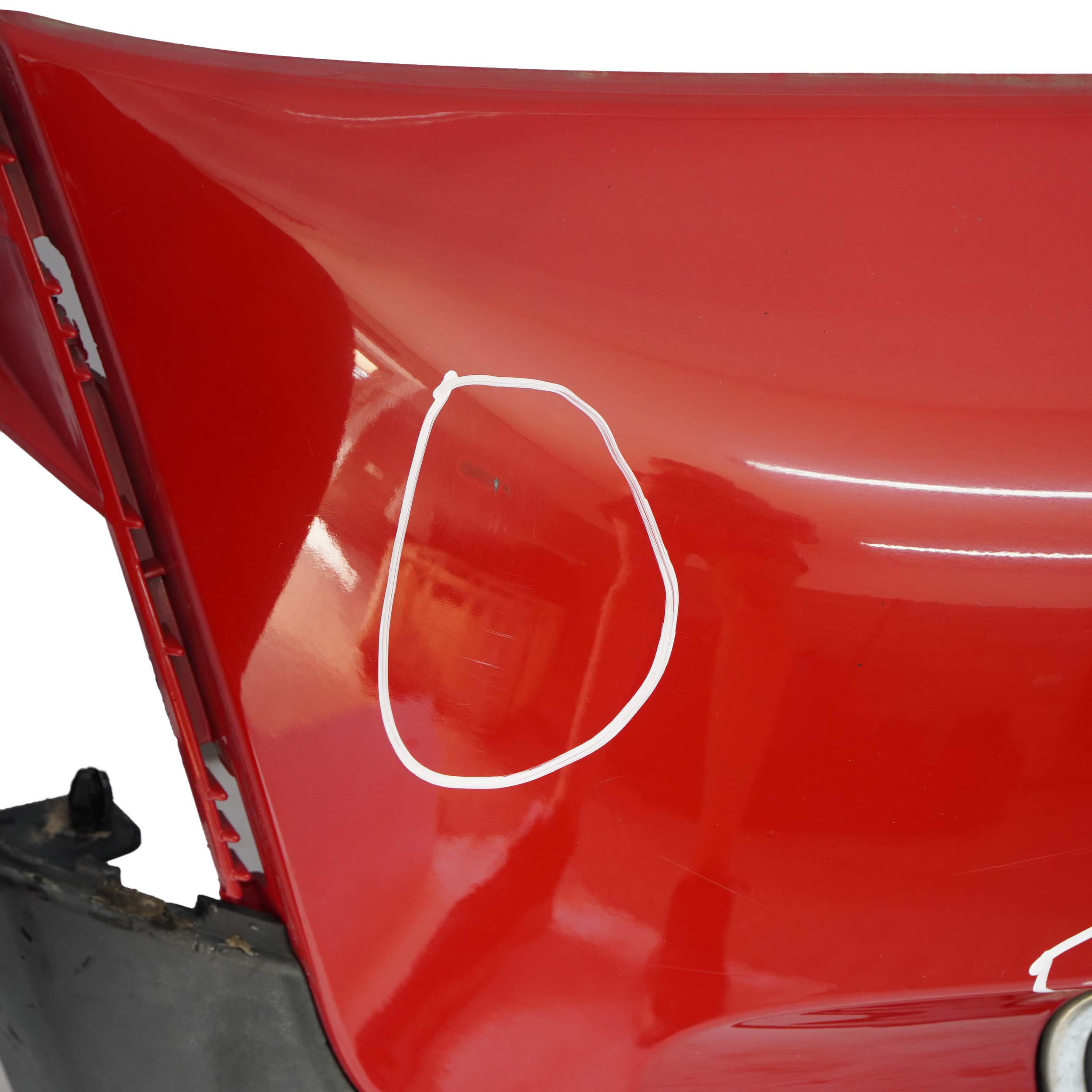 Mini R56 R57 Rear Bumper Cooper S Trim Panel Chili Red - 851