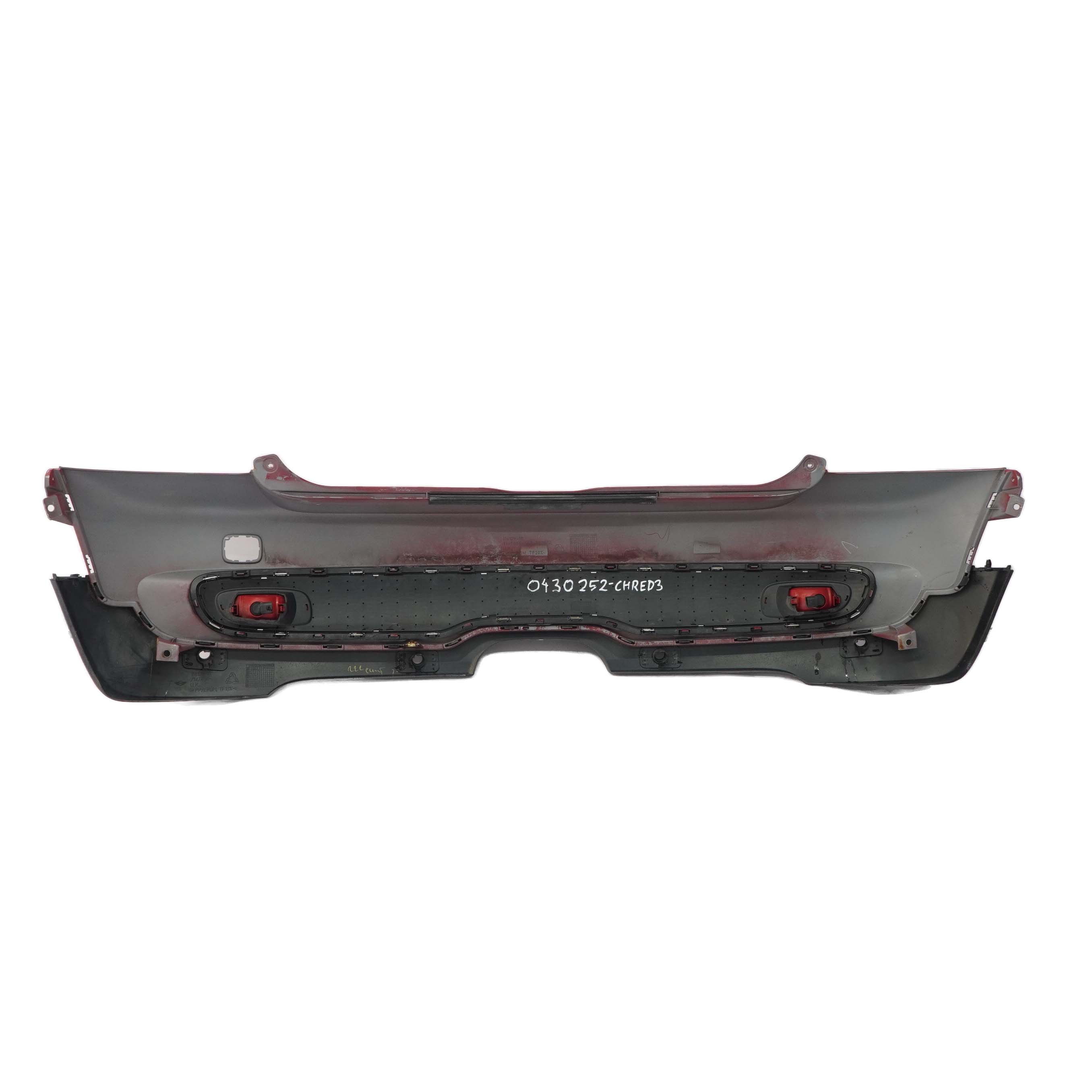 Mini R56 R57 Rear Bumper Cooper S Trim Panel Chili Red - 851