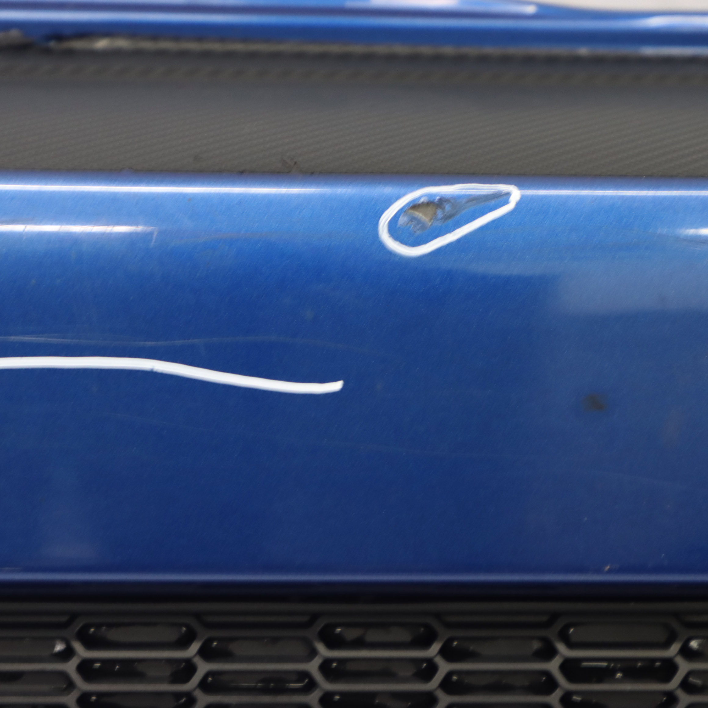 Mini R56 R57 Rear Bumper Cooper S Trim Panel Lightning Blue Metallic - A63