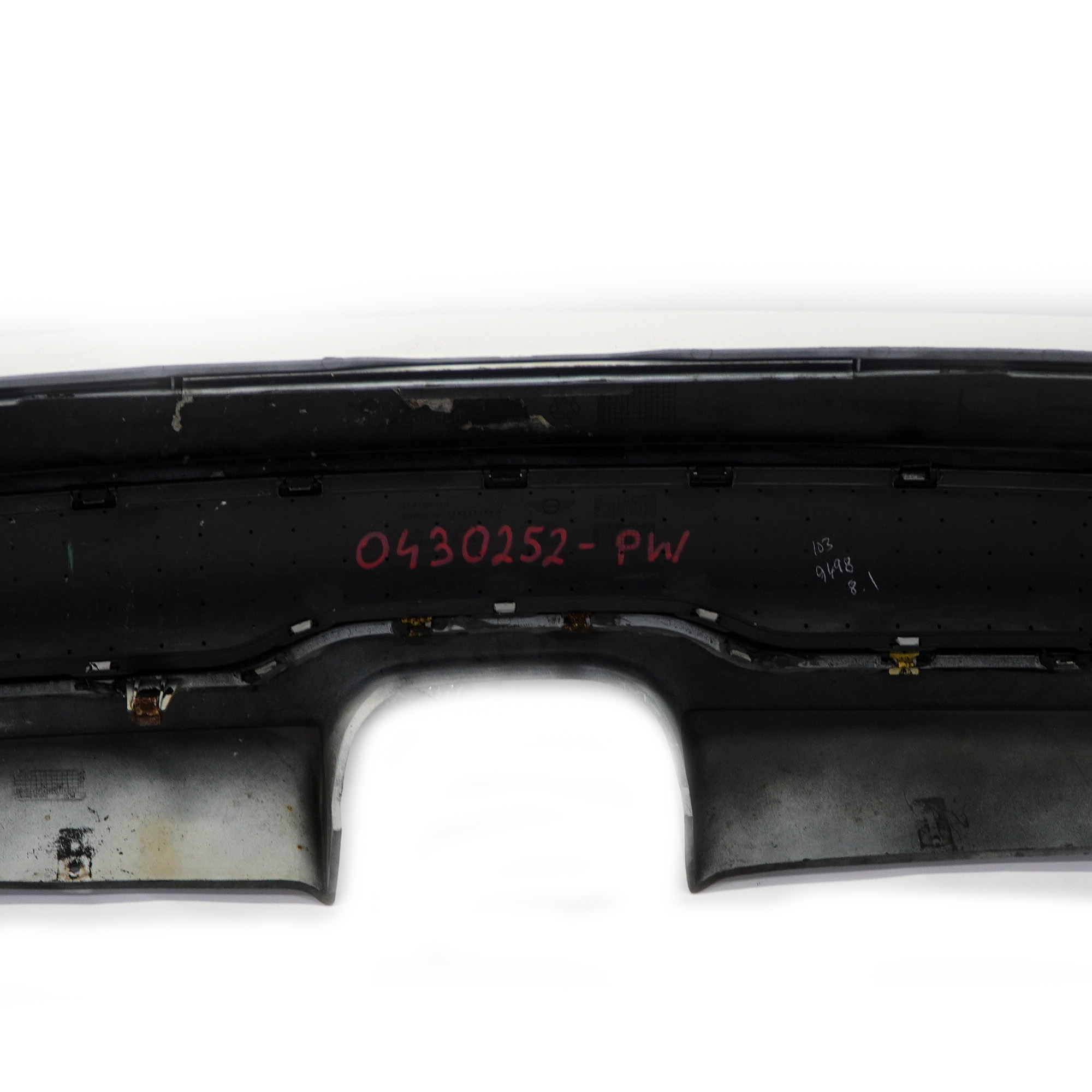 Mini Cooper S R56 R57 Rear Bumper Trim Panel AC Schnitzer Pepper White 850