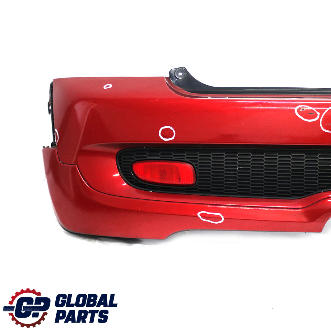 Mini Cooper S R56 R57 Complete Rear Bumper Trim Panel Red Painted