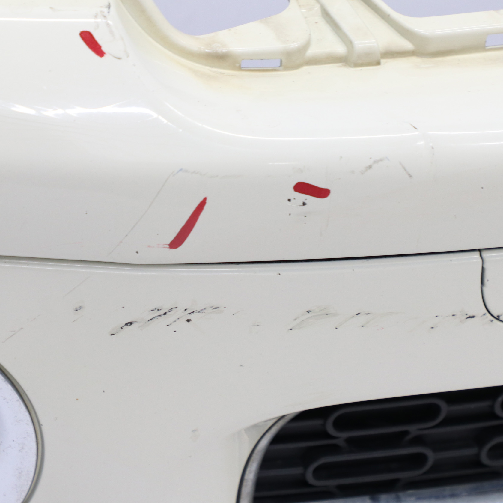 Mini Cooper D R55 R56 Complete Front Bumper Trim Panel Pepper White - 850