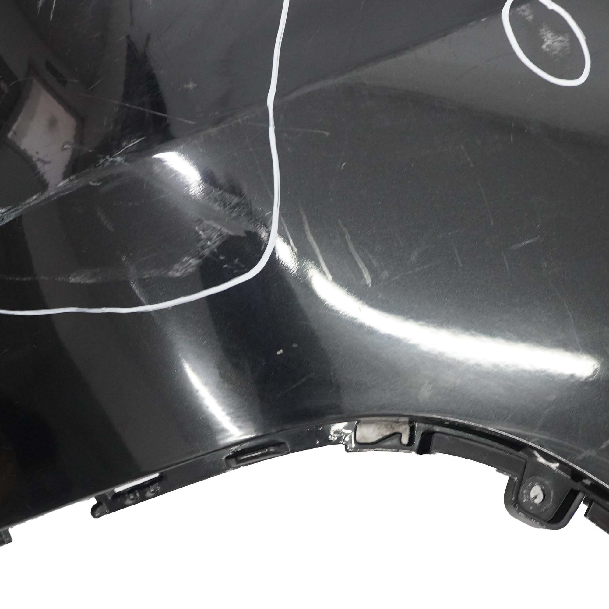 BMW X5 E70 Bumper Corner Rear Right O/S Trim Cover Side Black Sapphire - 475