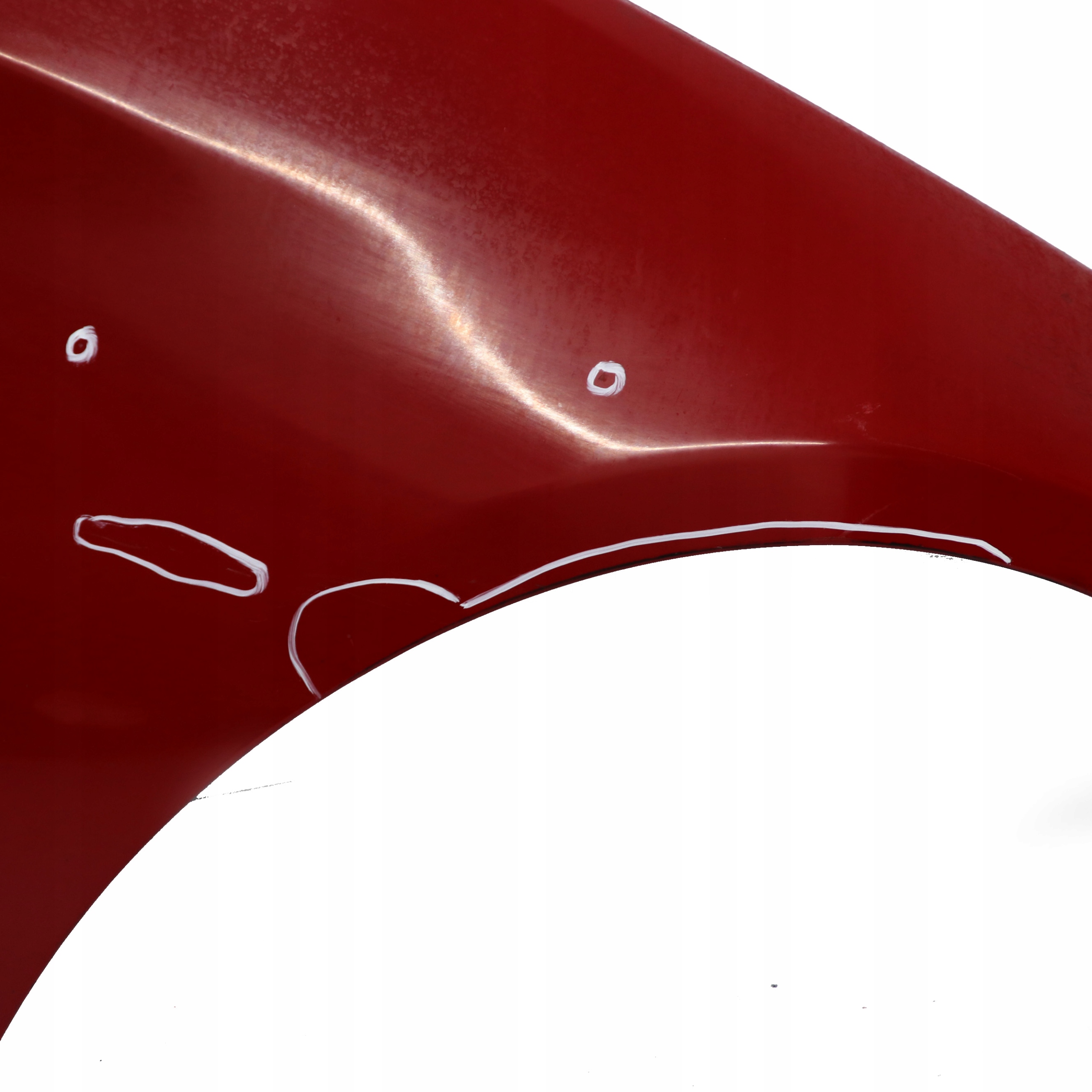 BMW 3 E90 E91 Side Panel Fender Wing Front Right O/S Karmesinrot Karmesin Red