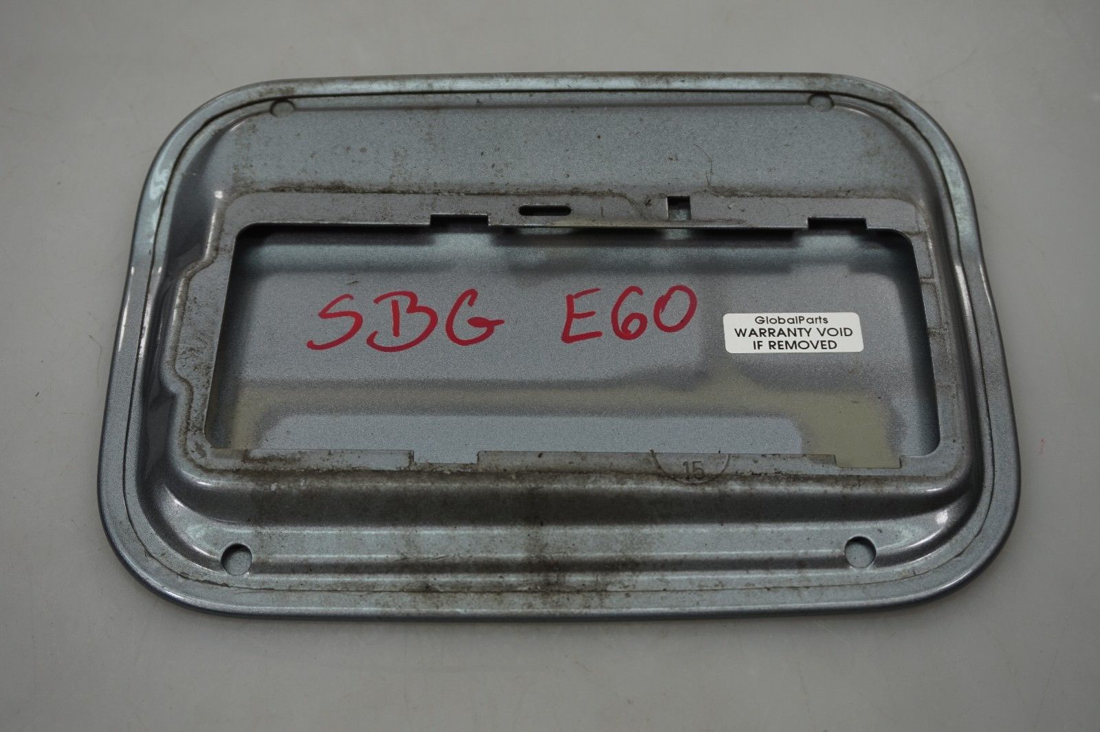 *BMW 5 er E60 E61 LCI Einfüllklappe Deckel Silber Grau 7034281