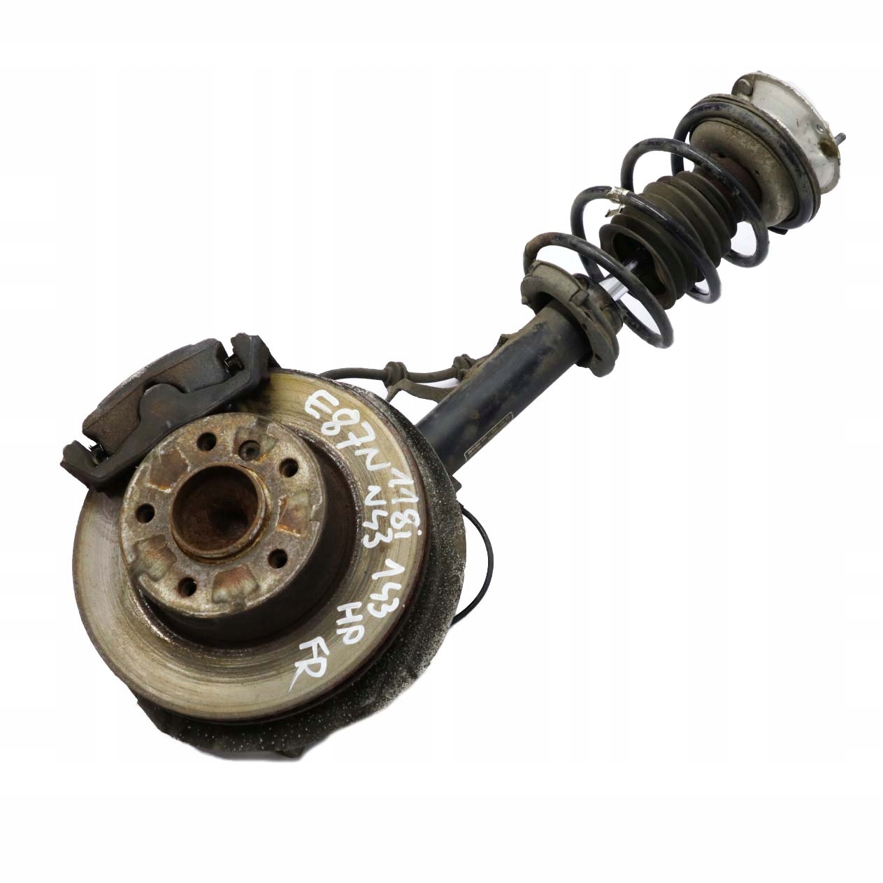 BMW 1 E87 LCI 118i N43 Front Right O/S Leg Spring Strut Brake Suspension