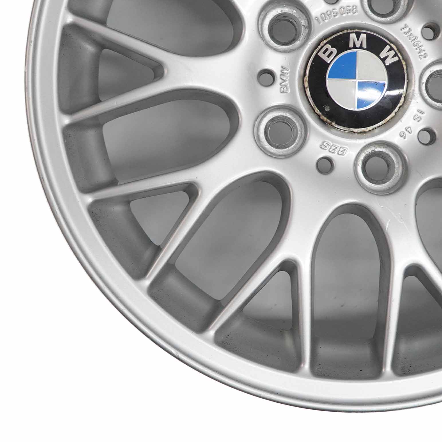 BMW E36 E46 Silver Alloy Wheel Rim 16" Cross Spoke 42 7J ET:46 1095058