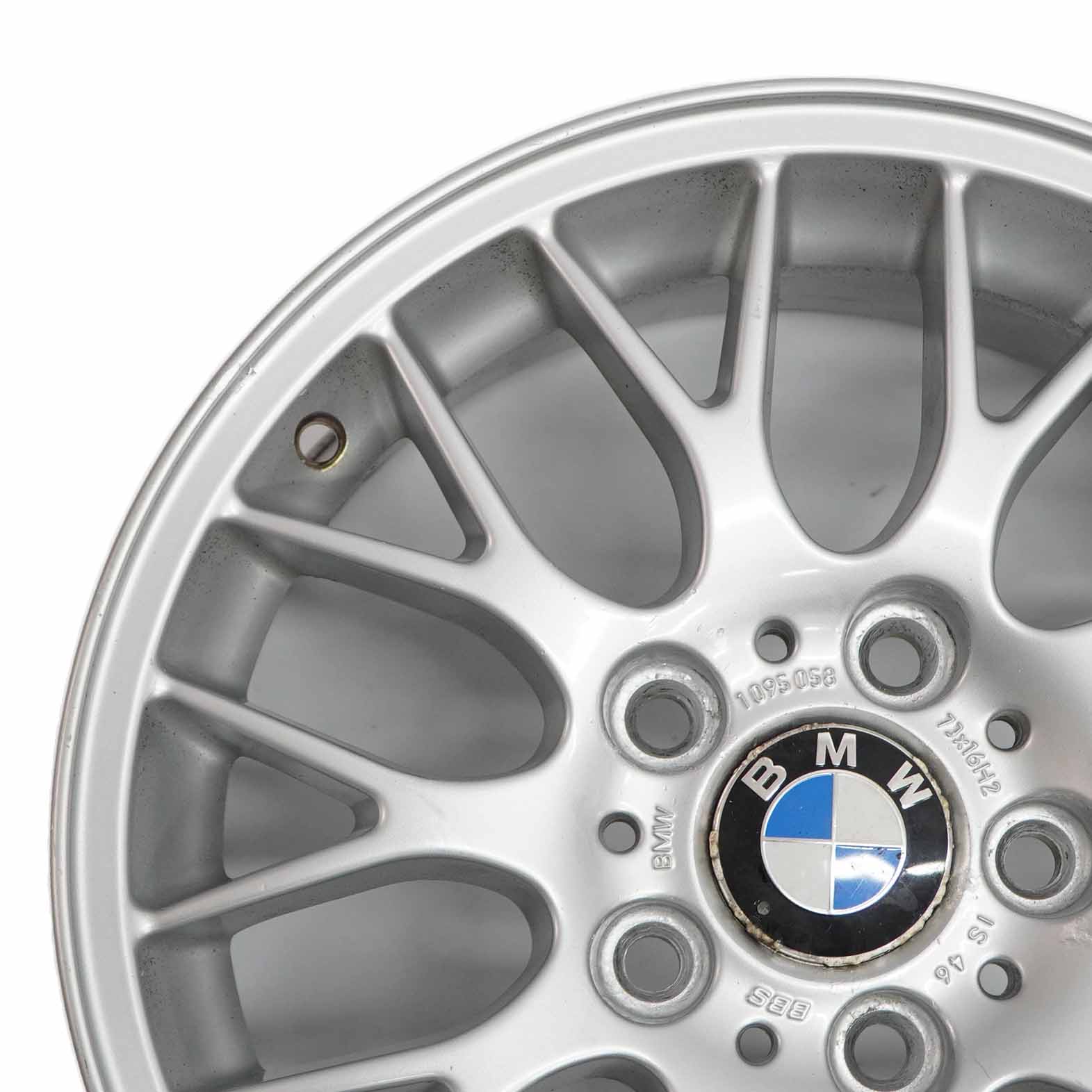 BMW E36 E46 Silver Alloy Wheel Rim 16" Cross Spoke 42 7J ET:46 1095058