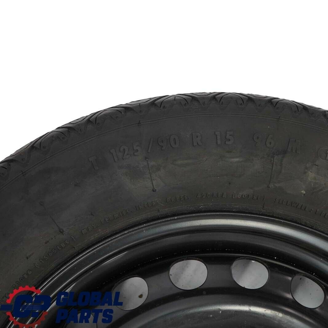 BMW 3 Series E36 E46 Compact Spare Wheel Steel Black 125/90 R15 15" 1095069