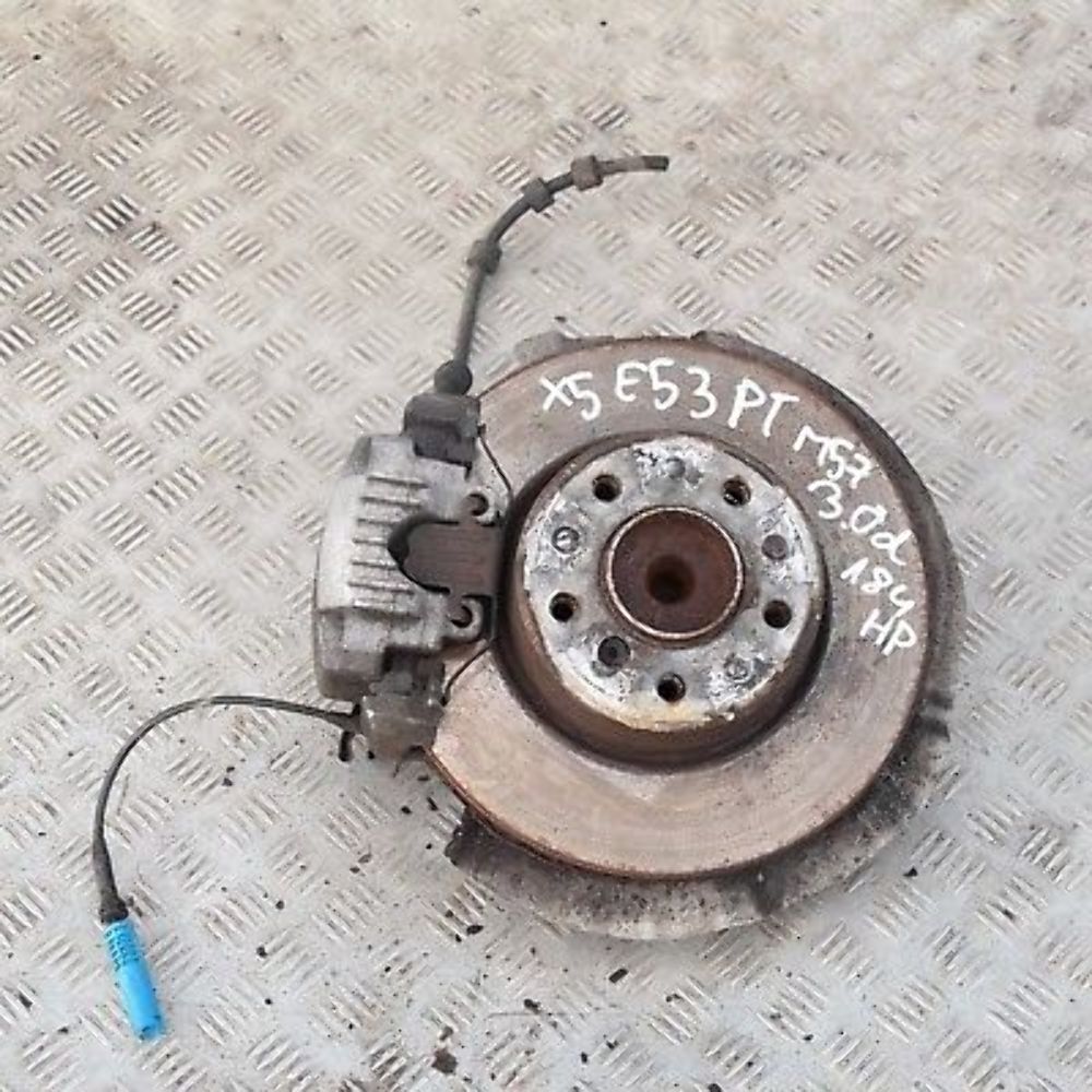 BMW X5 Series E53 3.0d M57 Rear Right O/S Suspension Axle Carrier Brake Disc