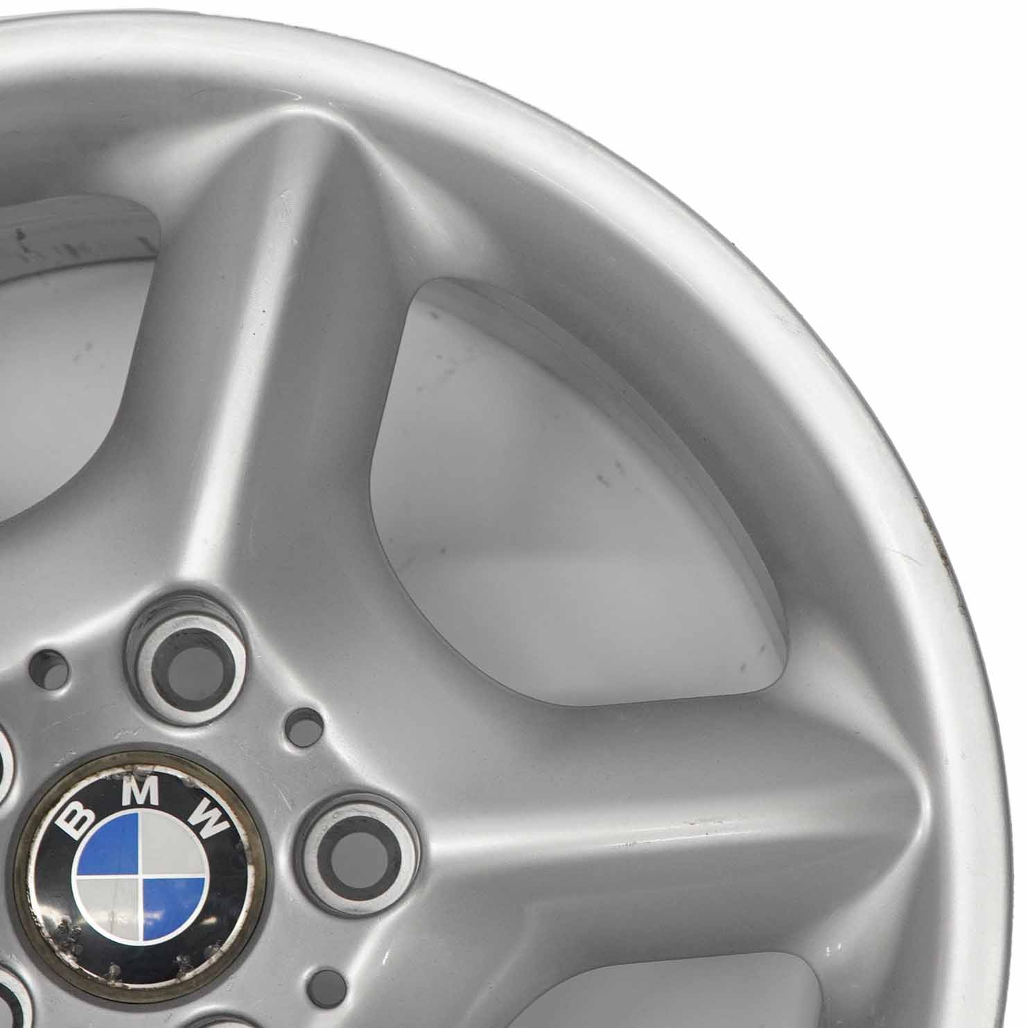 BMW X5 er E53 Silber Alu Felge Alufelge 17" Sternspeiche 57 ET:40 7,5J