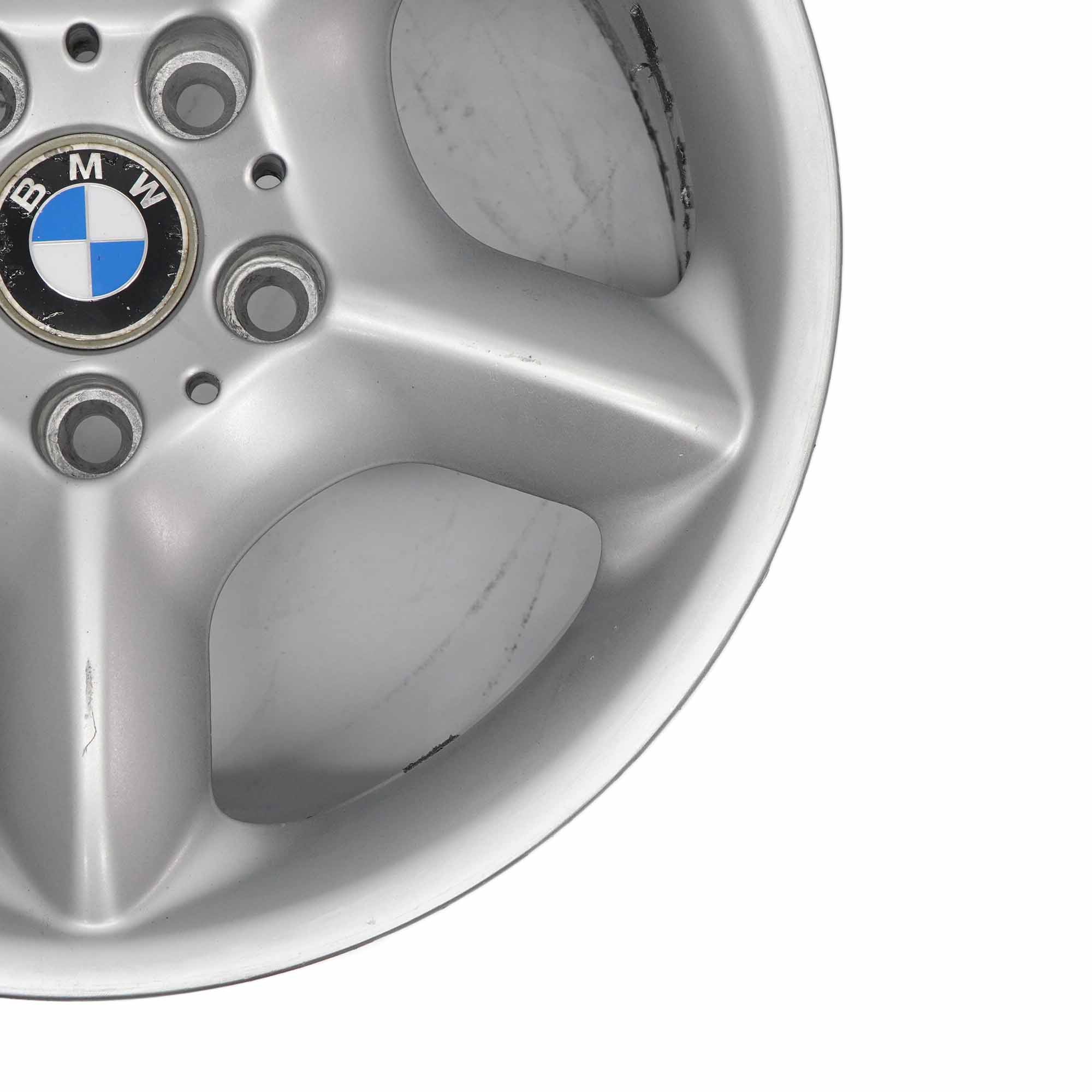 BMW X5 er E53 Silber Alu Felge Alufelge 17" Sternspeiche 57 7,5J  ET:40