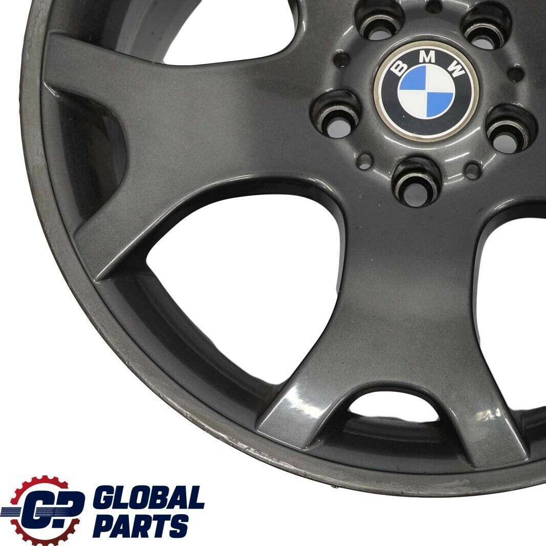 BMW X5 E53 Grau Hinten Alu Felge Alufelge 19" V-Speiche 63 ET:45 10J 1096228