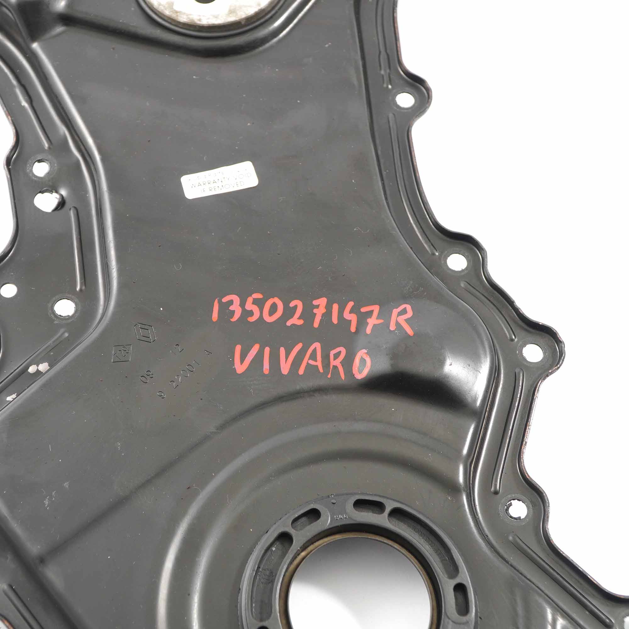 Kurbel abdeckung Renault Trafic 3 Vivaro B 1.6 DCI Motor Steuerketten 135027147R