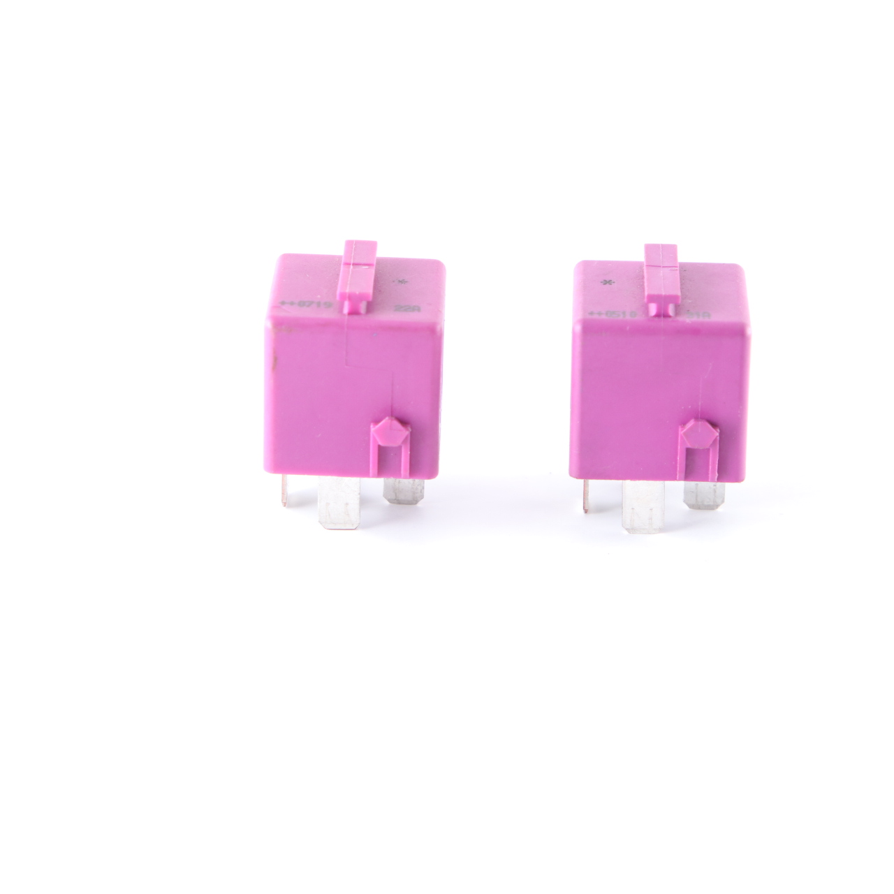 BMW E36 E38 E85 Mini R52 R57 2x Change-Over Contact Relay Violet Set 1388911