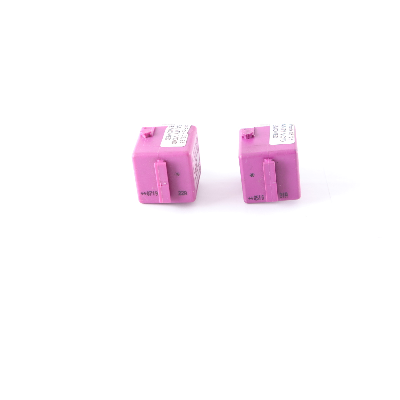 BMW E36 E38 E85 Mini R52 R57 2x Change-Over Contact Relay Violet Set 1388911