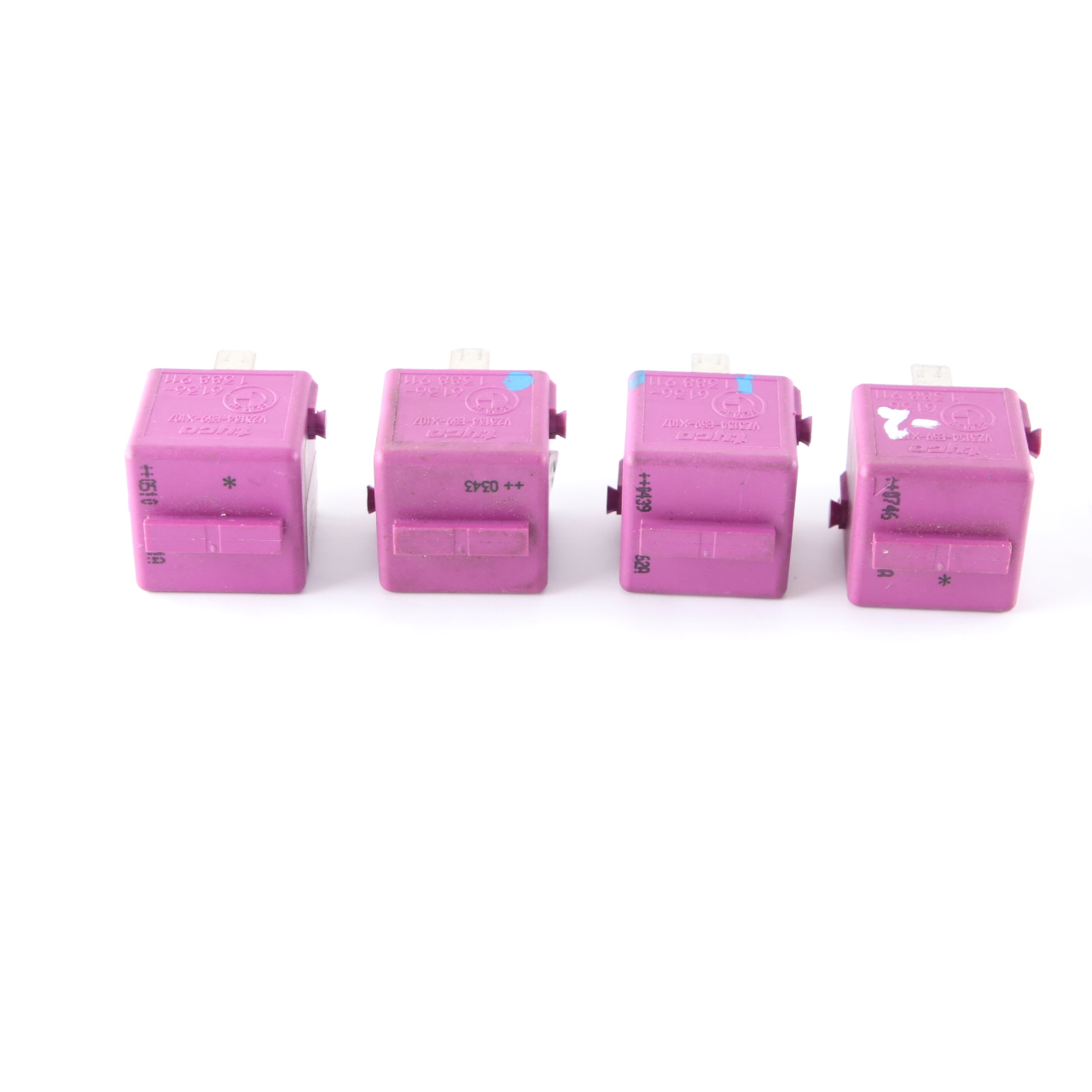 BMW E36 E38 E85 Mini R52 R57 4x Wechselkontaktrelais Violett Set 1388911