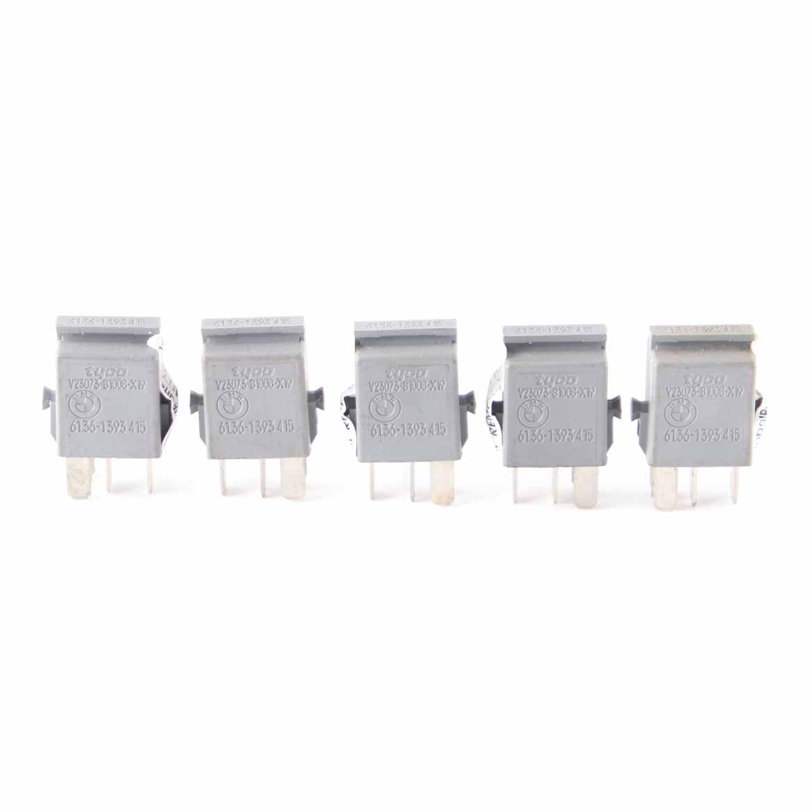 BMW E90 E91 F10 Mini R50 R52 Change Over Contact Relay Grey 5 Pins Set 1393415