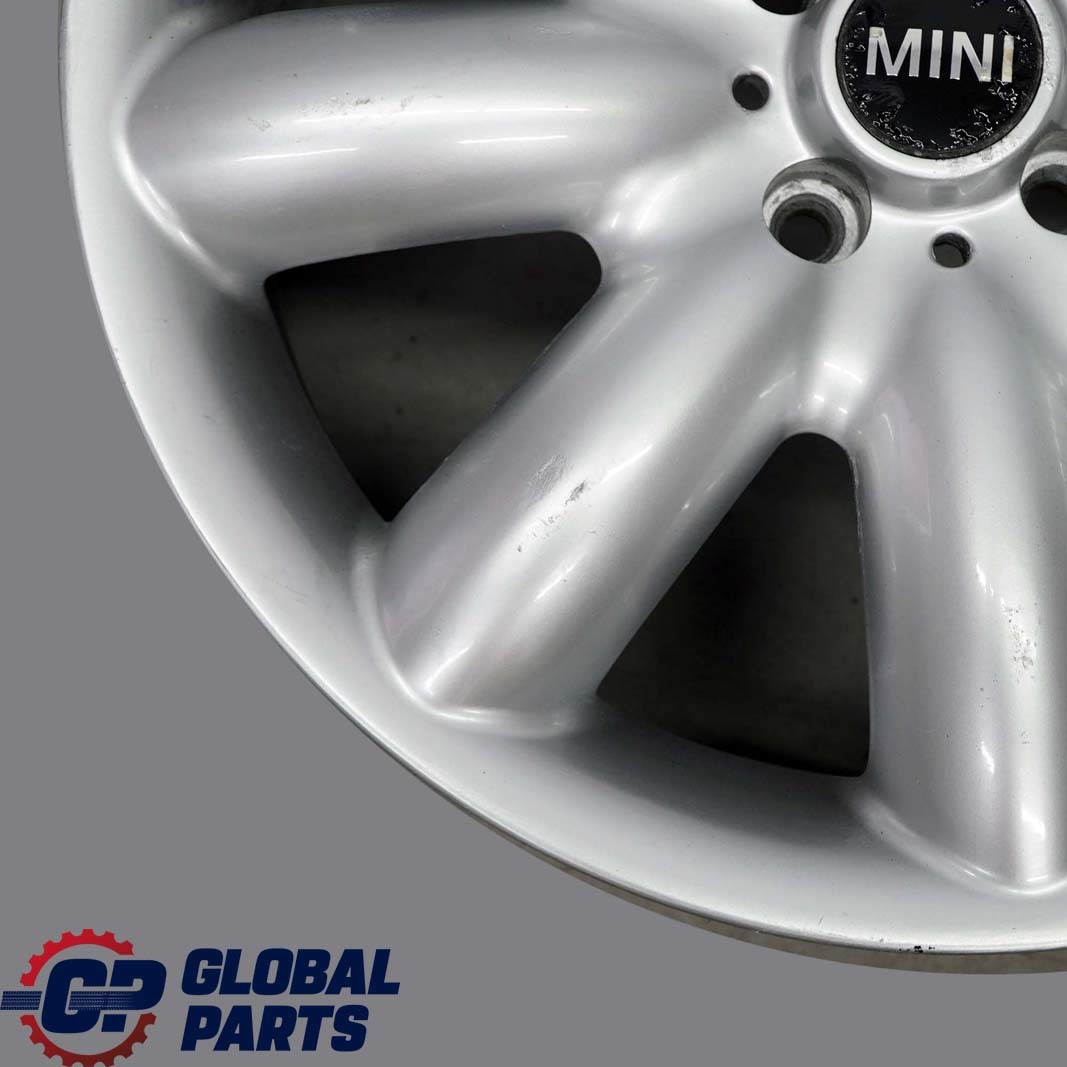 Mini Cooper R50 R53 R55 R56 R58 R57  Silber Alu Felge Felge 17" 7J Spoke 85 VIA