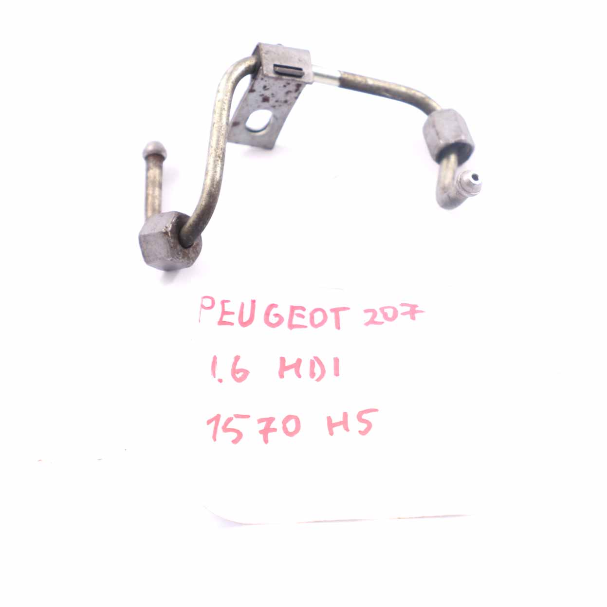 Peugeot 207 1.6 HDI Kraftstoffdruckrohr Einspritzleitung Rohrschiene 1570H5