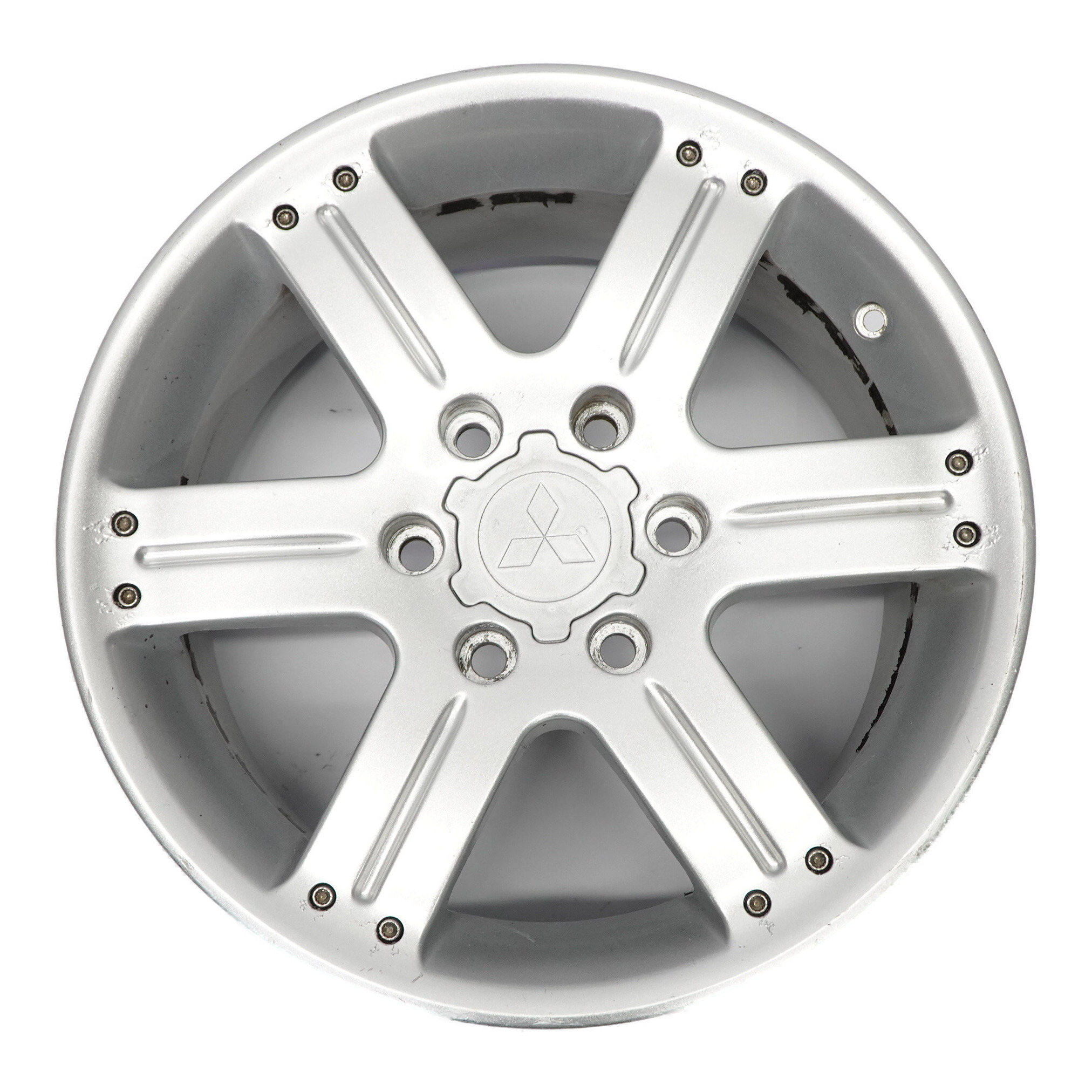 Mitsubishi Shogun Pajero Silber Leicht metall felge 18" ET:46 8.5J 16388546Z2