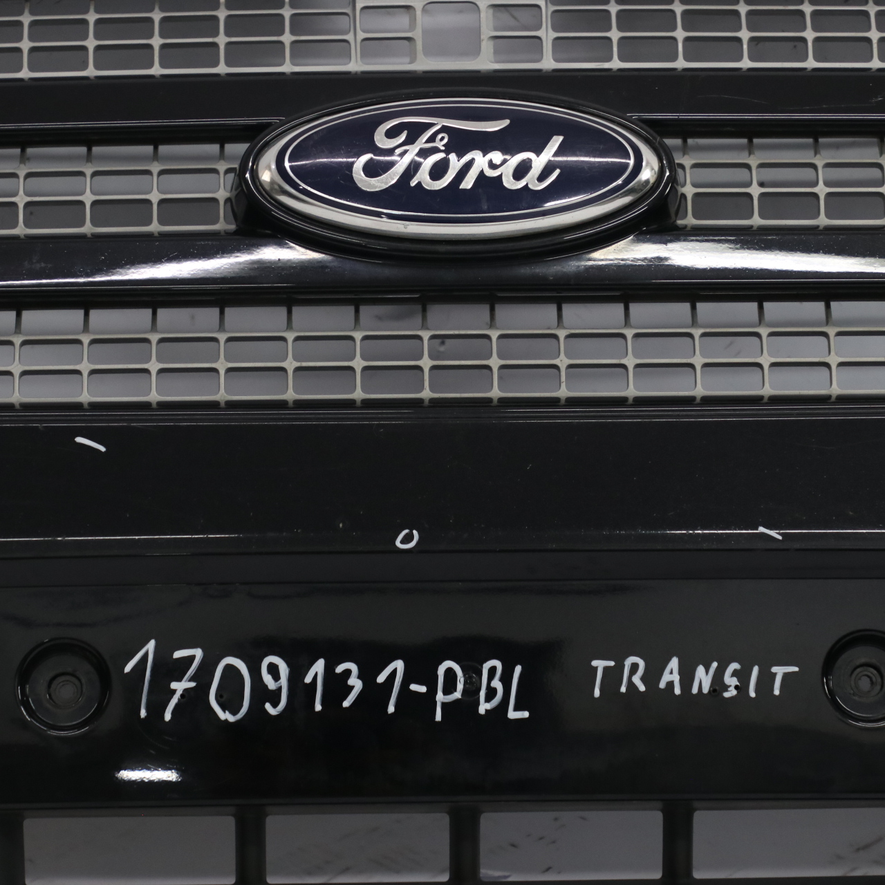 Front Grille Ford Transit Mk7 Bumper Trim Panel Panther Black Metallic - D9