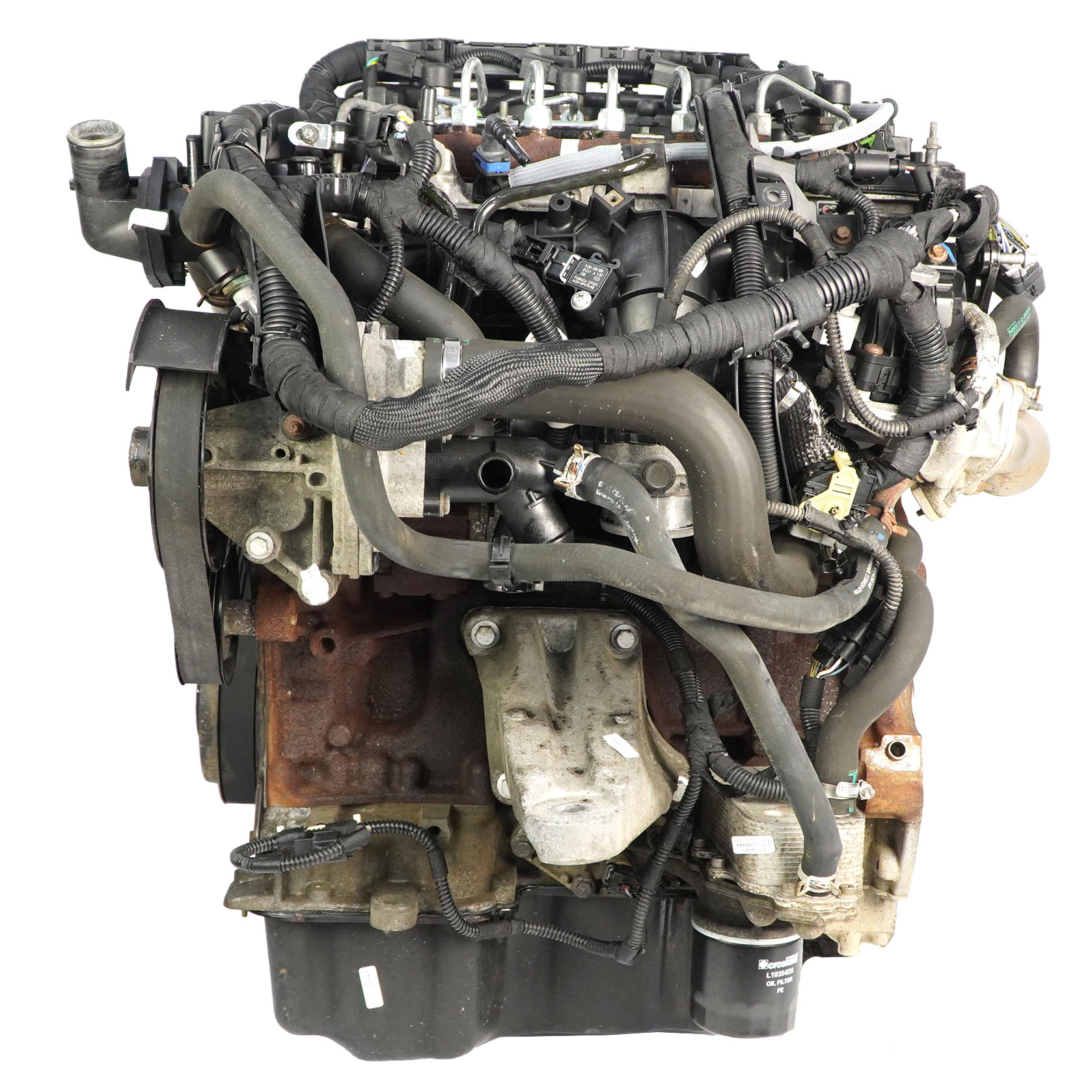 Ford Transit MK8 2.2 TDCi RWD Diesel Complete Engine USR6 CYR5 125HP, WARRANTY