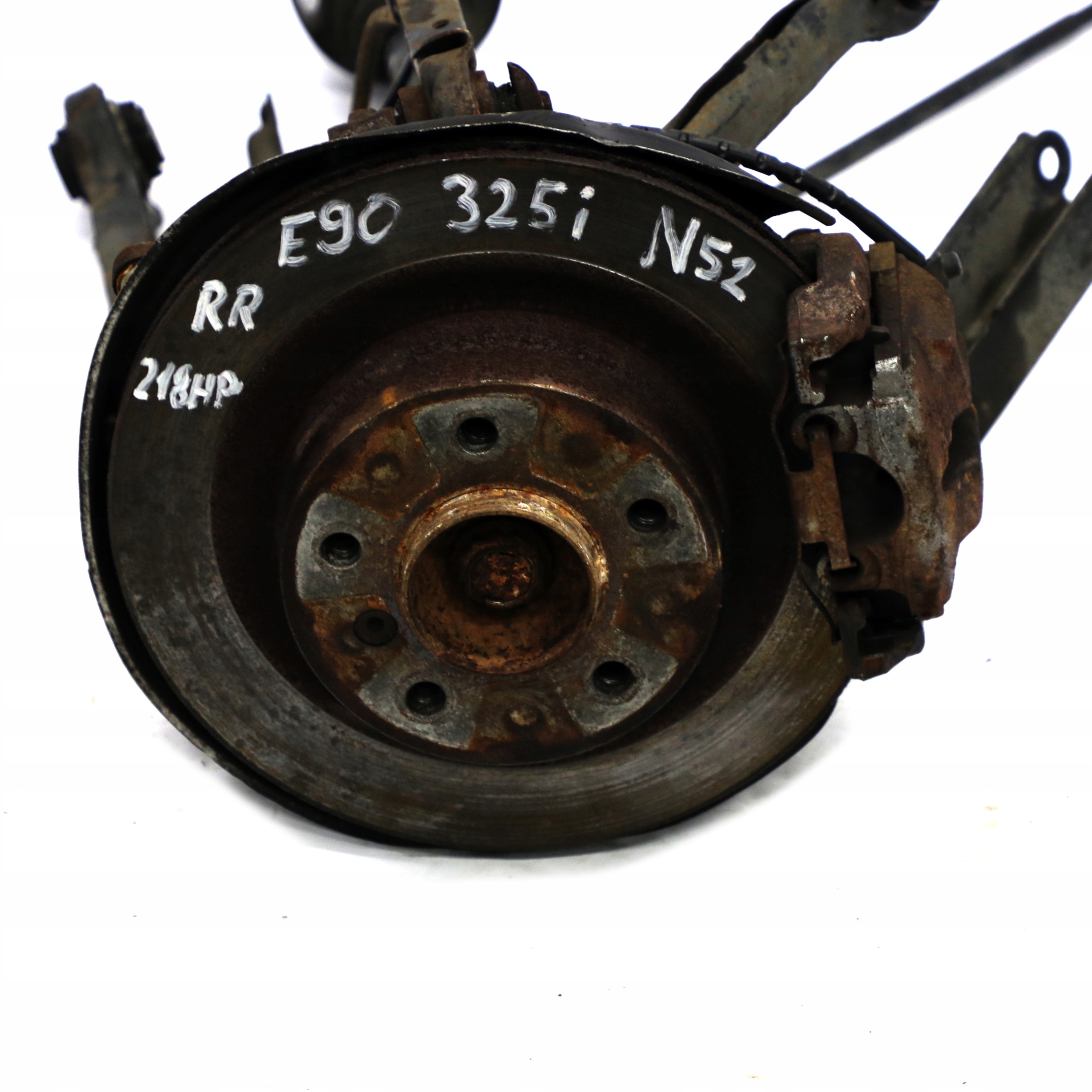 BMW 3 E90 325i N52 Rear Right O/S Suspension Leg Axle Brake Hub