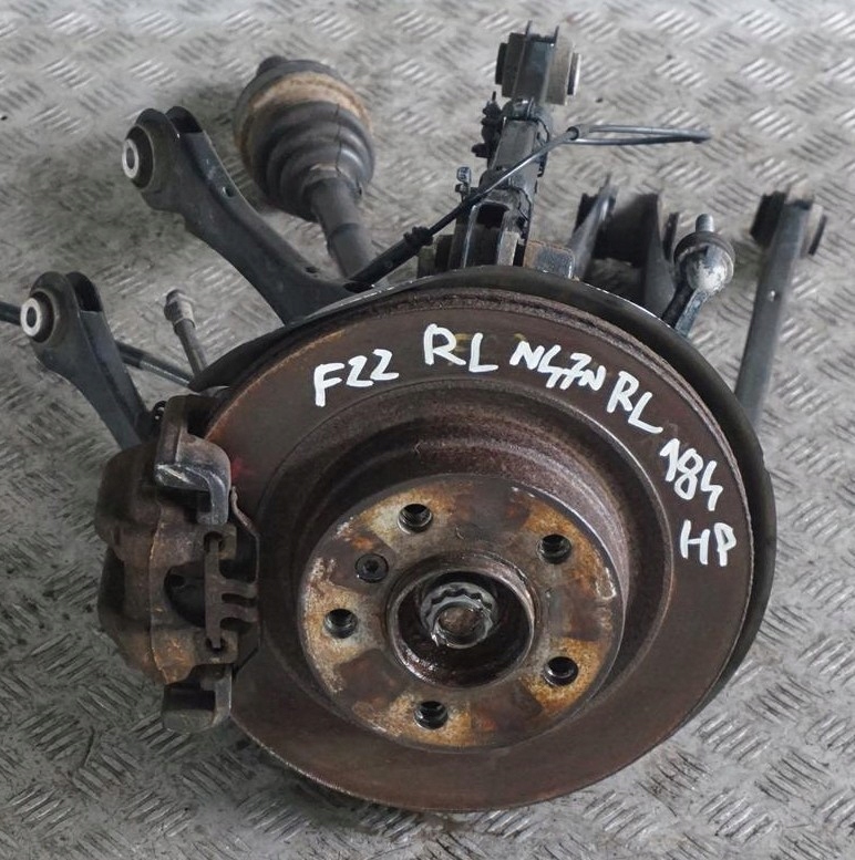 BMW 2 Series F22 220d N47N Rear Left N/S Leg Suspension Axle Brake Disc Hub Set