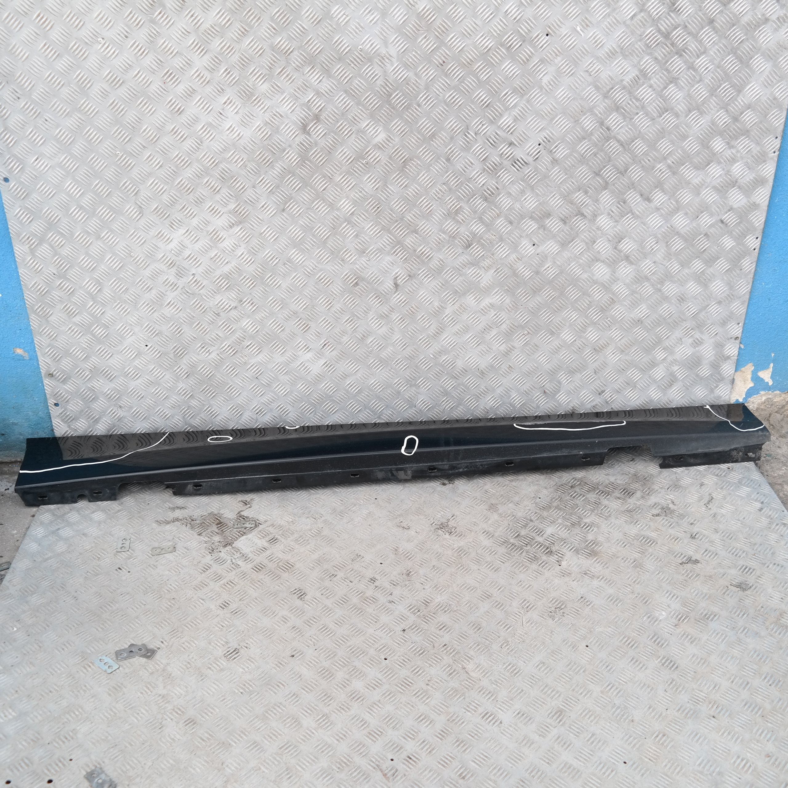 BMW 1 SERIES 13 E87 LCI E87N Sill Strip Side Skirt Right O/S Schwarz II Black 2