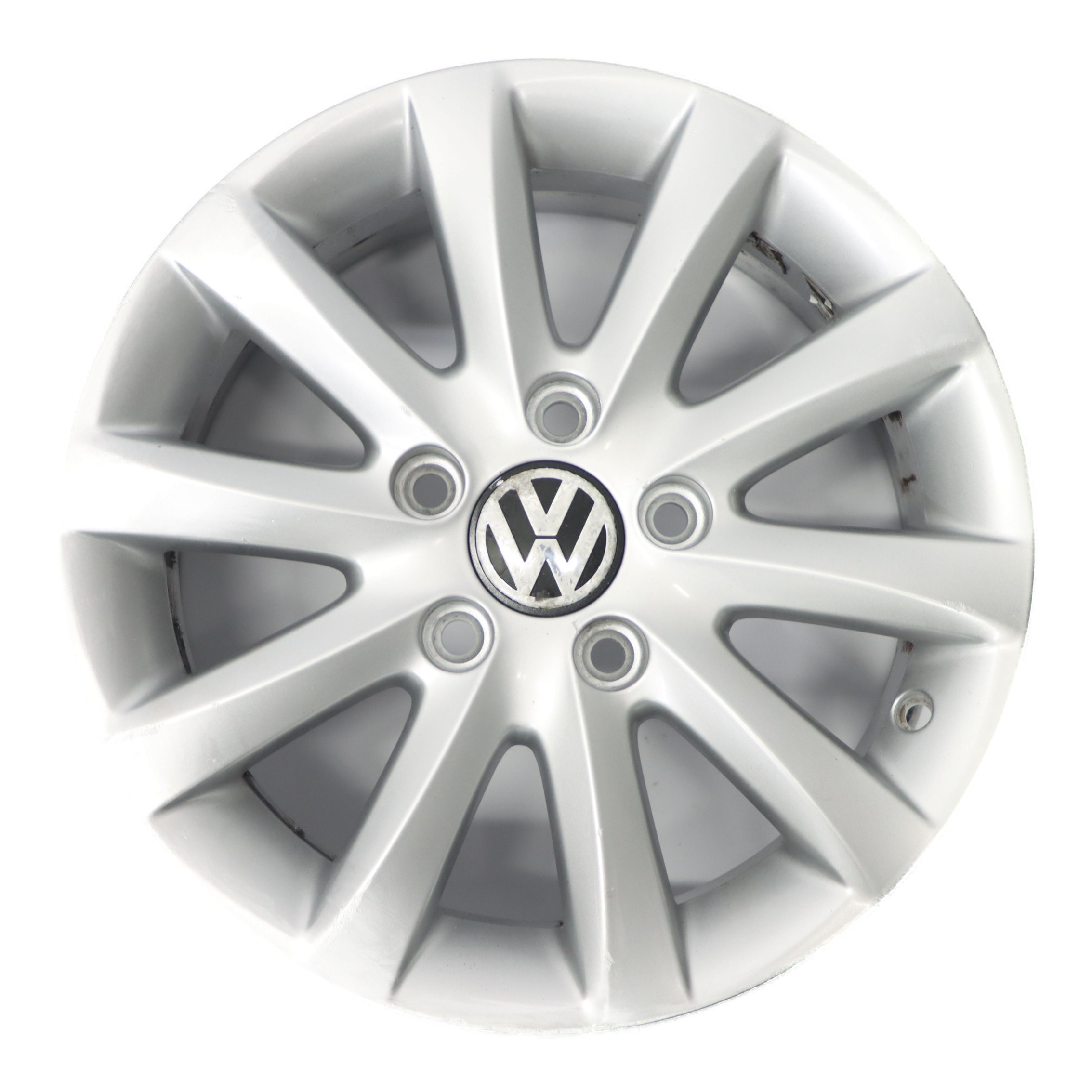 VW Volkswagen Golf 5 Silberne Leicht metall felge 15" ET:50 6,5J 1K0601025CA