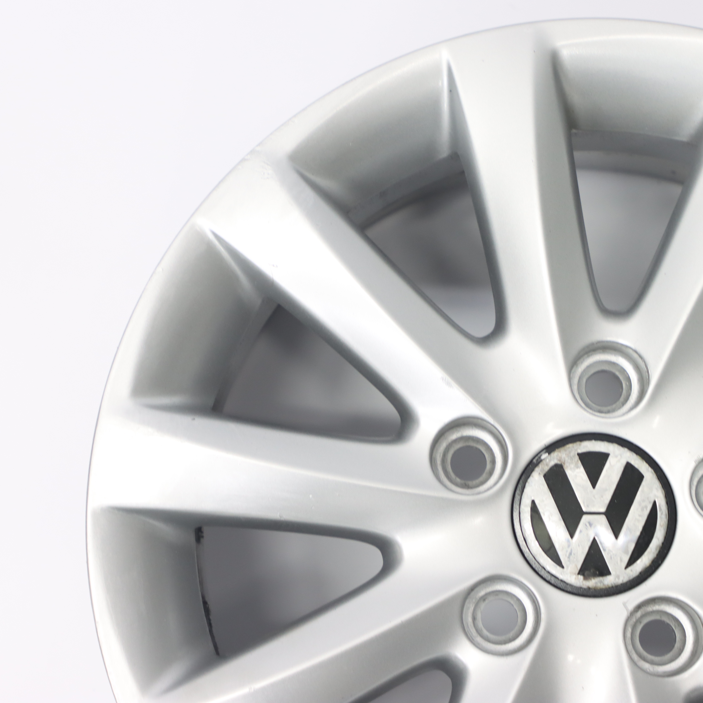 VW Volkswagen Golf 5 Silberne Leicht metall felge 15" ET:50 6,5J 1K0601025CA