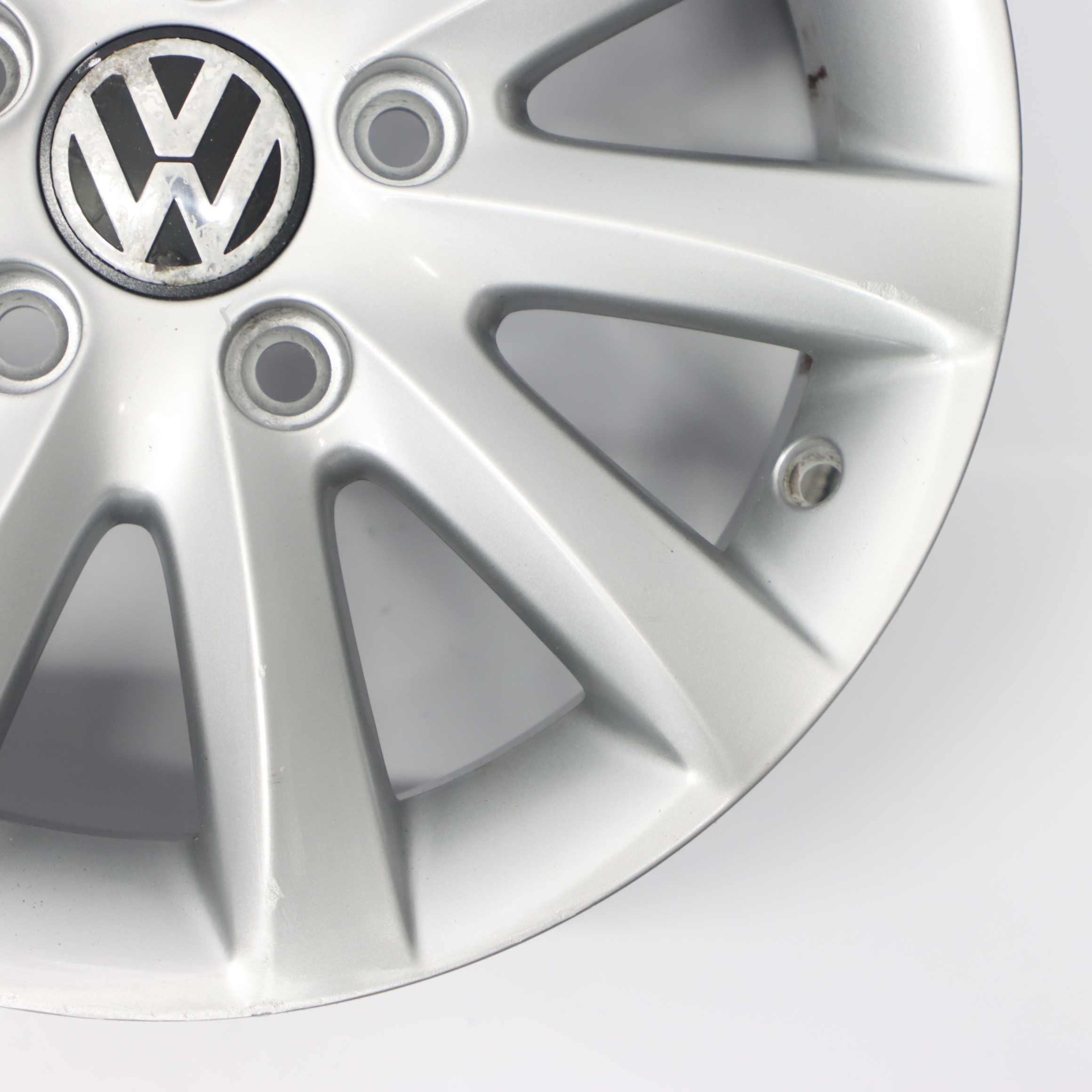 VW Volkswagen Golf 5 Silberne Leicht metall felge 15" ET:50 6,5J 1K0601025CA