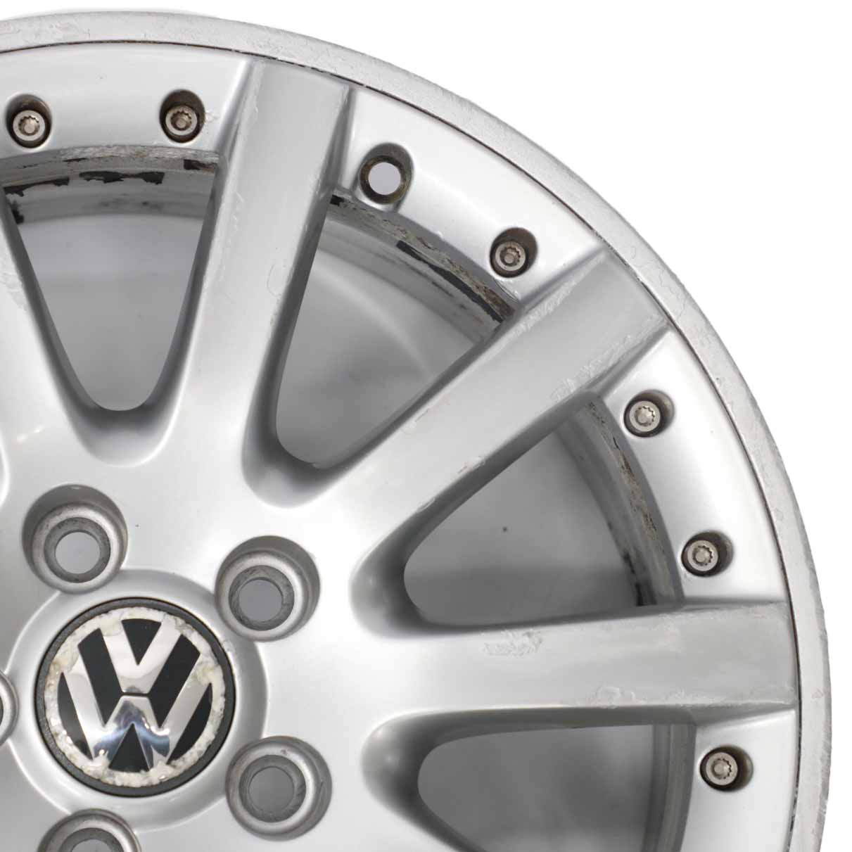 VW Volkswagen Golf 5 V 6 VI Silberne Leichtmetallfelge 17" ET:54 7J 1K0601025K