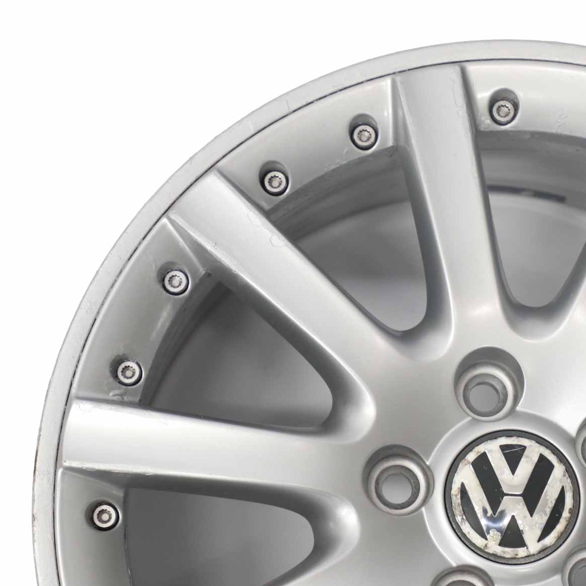 VW Volkswagen Golf 5 V 6 VI Silberne Leichtmetallfelge 17" ET:54 7J 1K0601025K