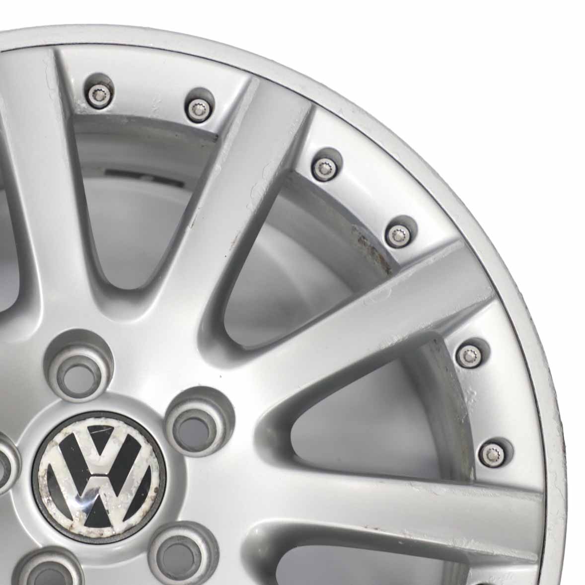 VW Volkswagen Golf 5 V 6 VI Silberne Leichtmetallfelge 17" ET:54 7J 1K0601025K