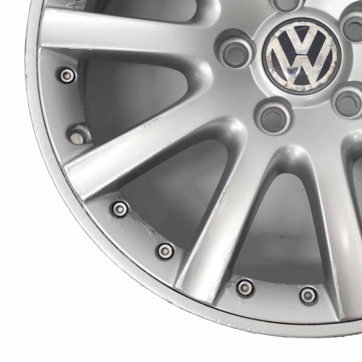 VW Volkswagen Golf 5 V 6 VI Silberne Leichtmetallfelge 17" ET:54 7J 1K0601025K