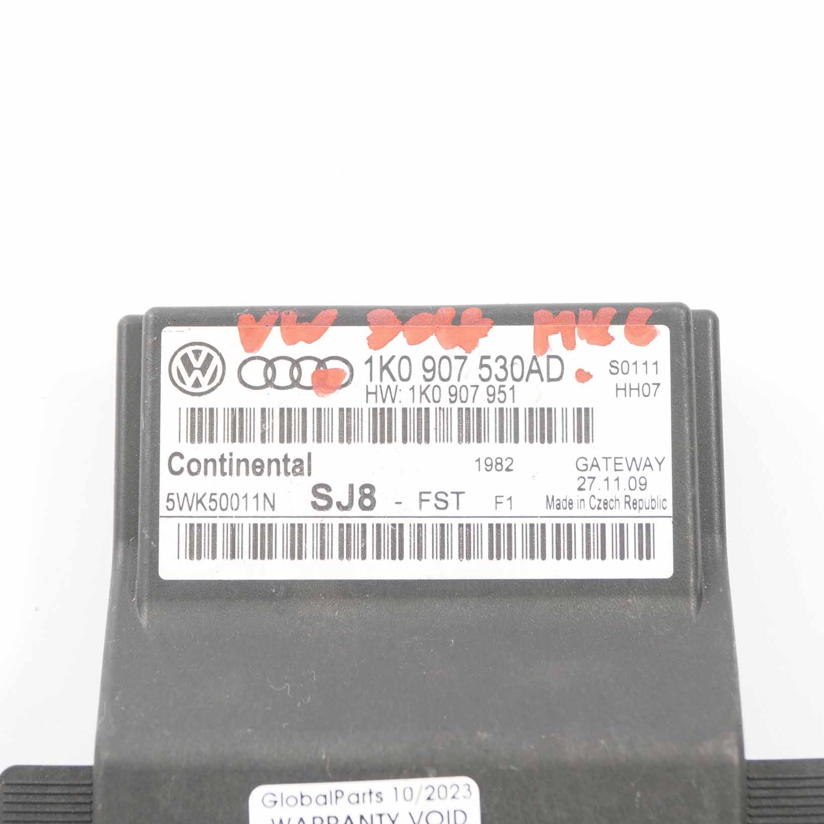 VW Volkswagen Golf 6 Gateway Steuergerät Modul ECU 1K0907530AD