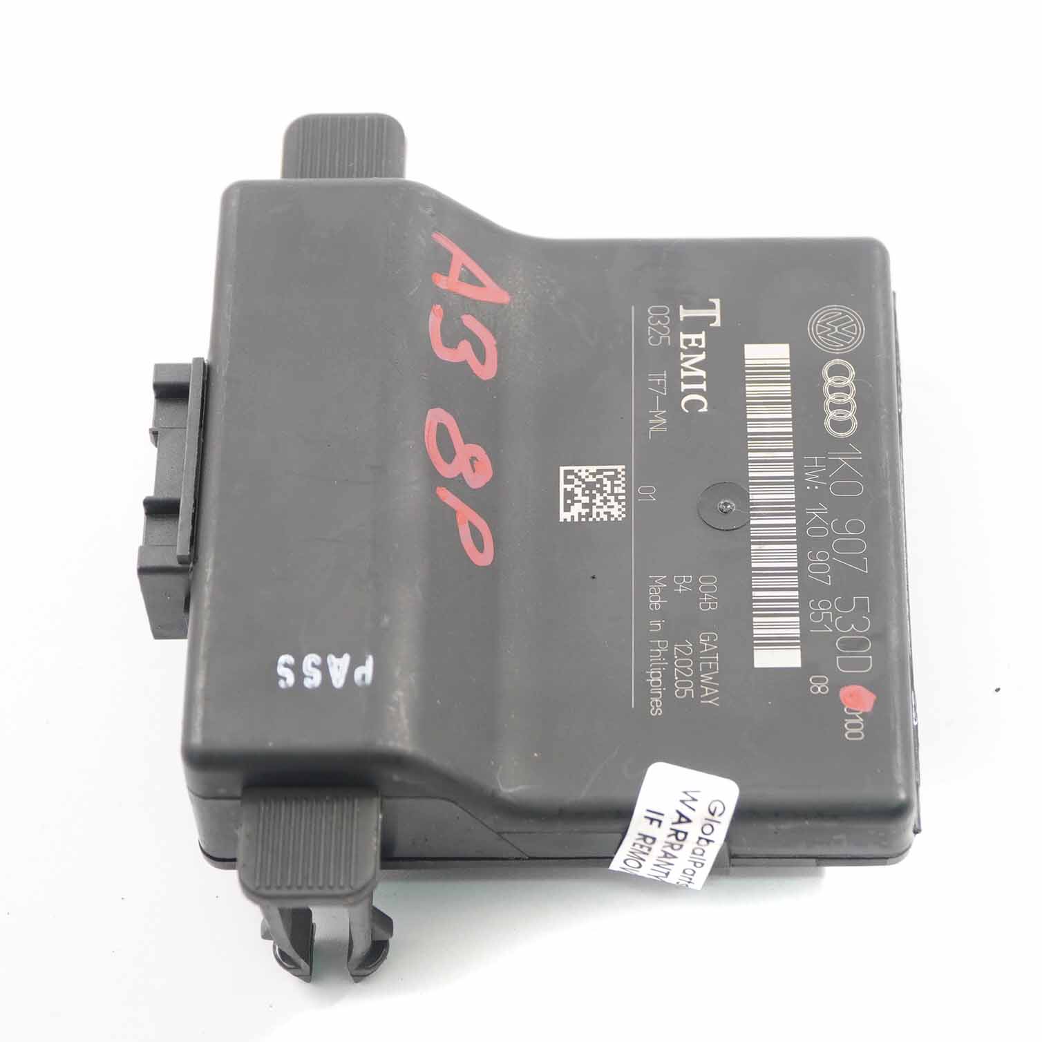 Audi A3 8P Central Gateway Steuergerät Modul Relais ECU 1K0907530D