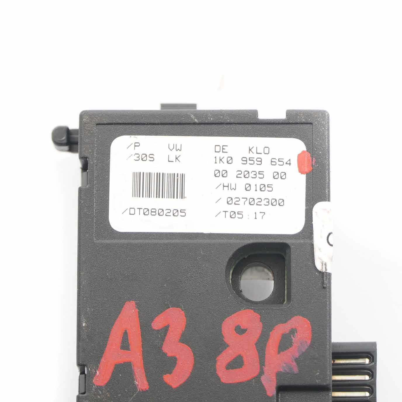 Audi A3 8P Lenkrad position Winkel sensor Steuergerät Modul 1K0959654