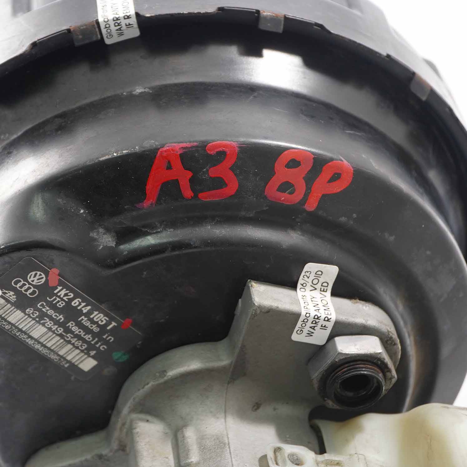 Audi A3 8P Bremsservo Bremsanlage Hauptzylinder Booster 1K2614105T