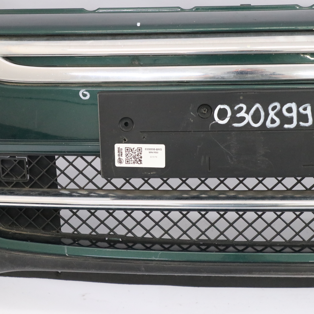 Mini Cooper Cabrio R50 R52 Complete Front Bumper Panel British Racing Green 895