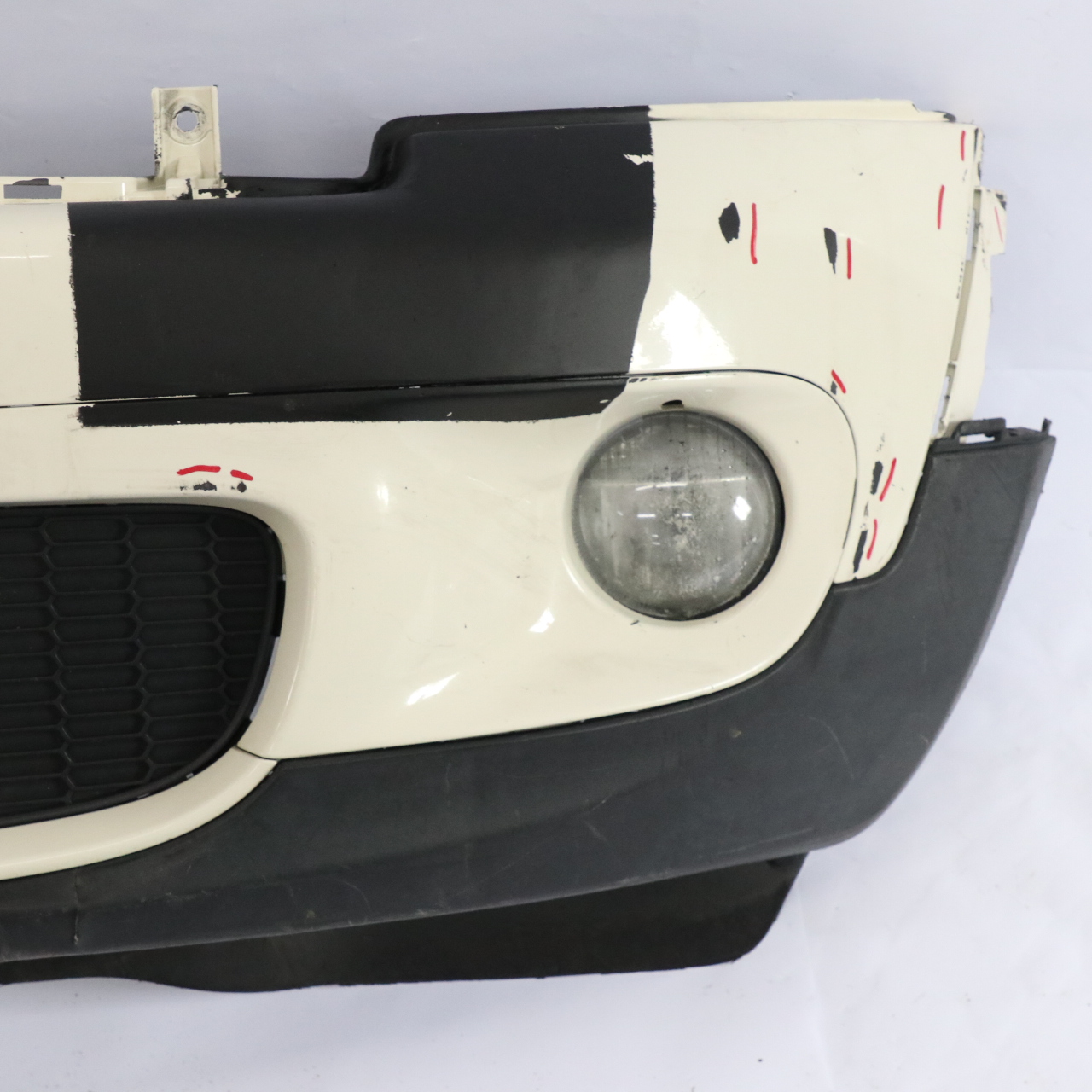 Mini R55 R56 Front Bumper Trim Panel Pepper White - 850