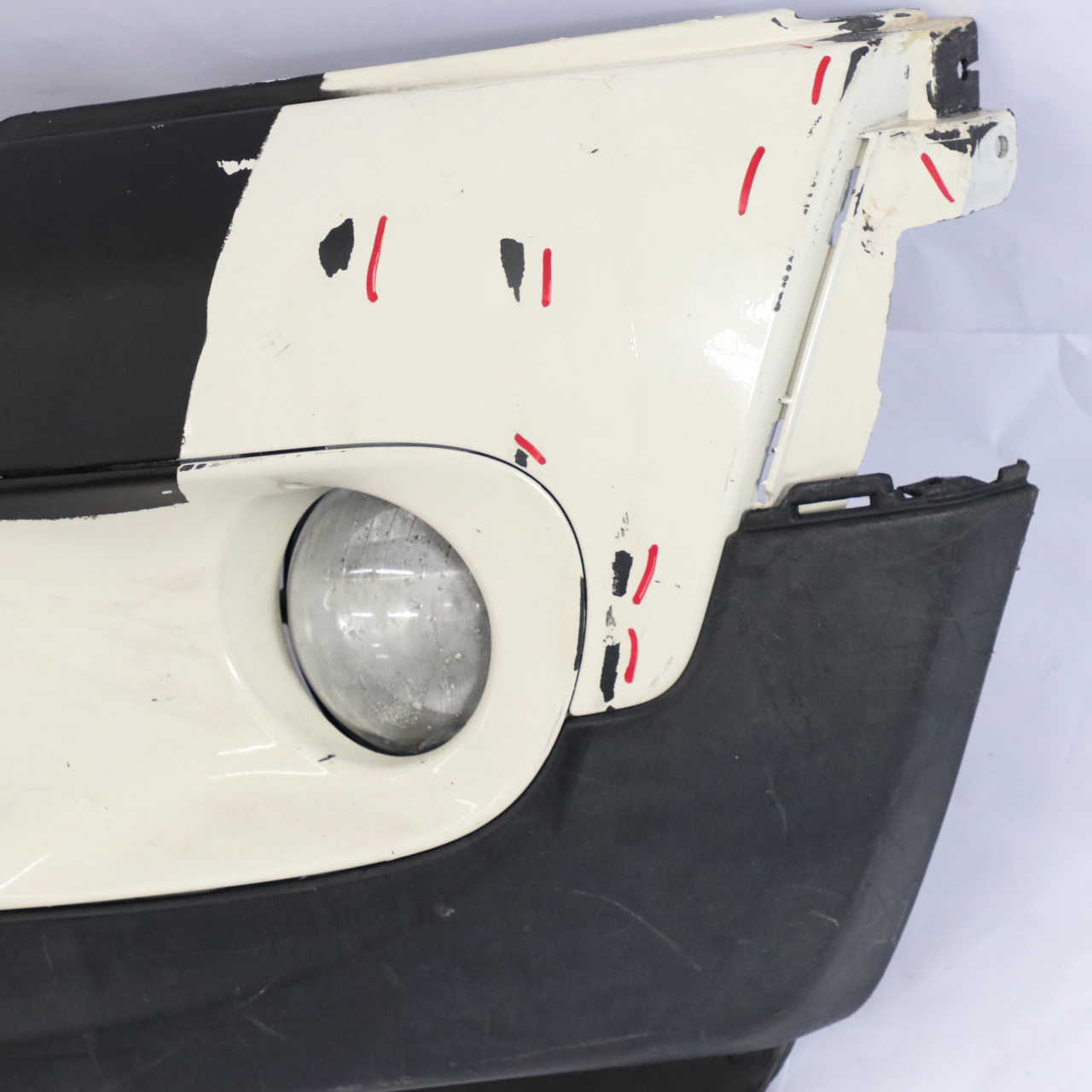 Mini R55 R56 Front Bumper Trim Panel Pepper White - 850