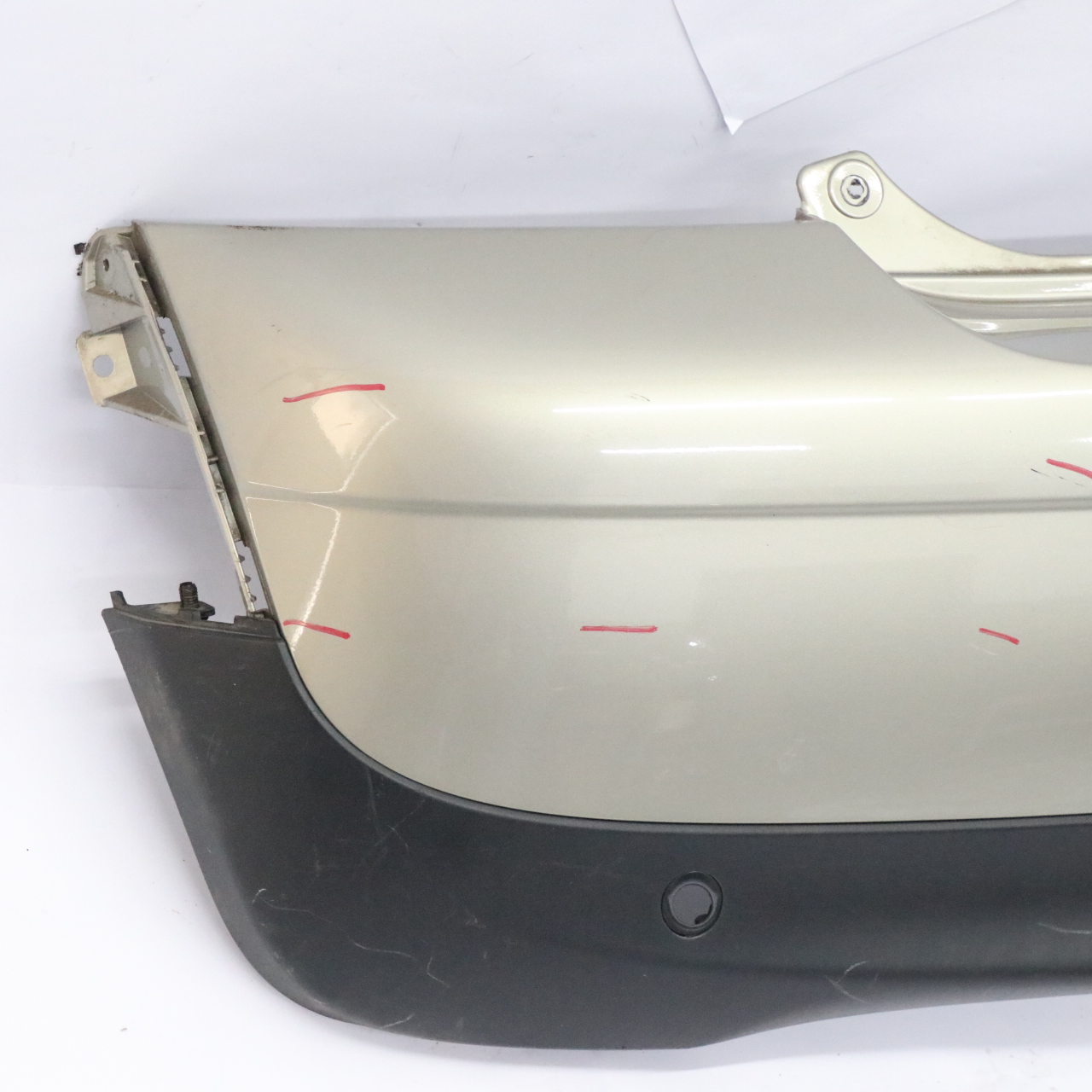 Mini Cooper R56 R57 Rear Bumper Sparkling Silver Metallic - A60