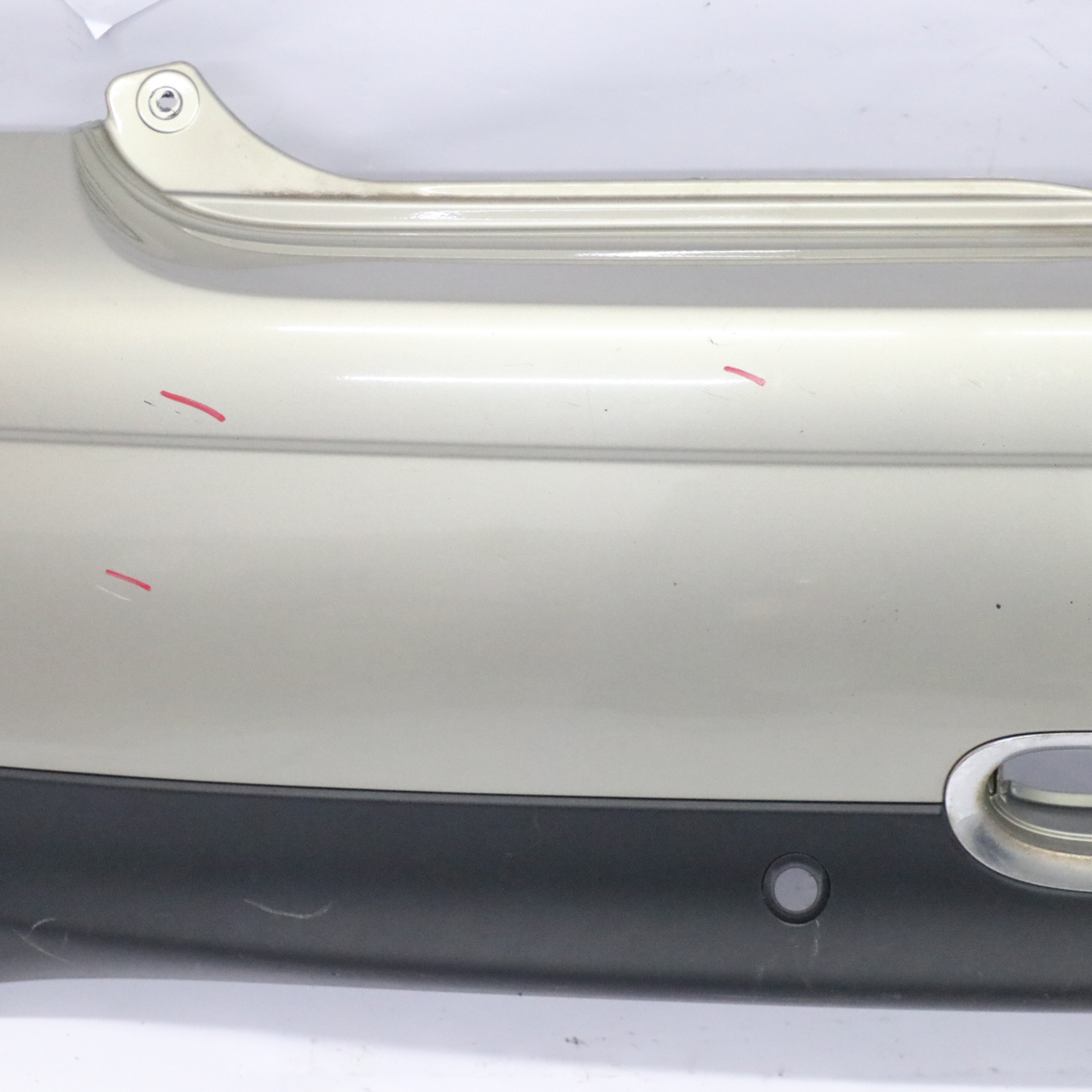 Mini Cooper R56 R57 Rear Bumper Sparkling Silver Metallic - A60