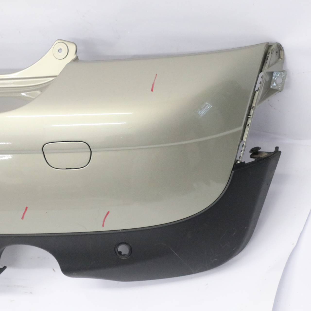 Mini Cooper R56 R57 Rear Bumper Sparkling Silver Metallic - A60