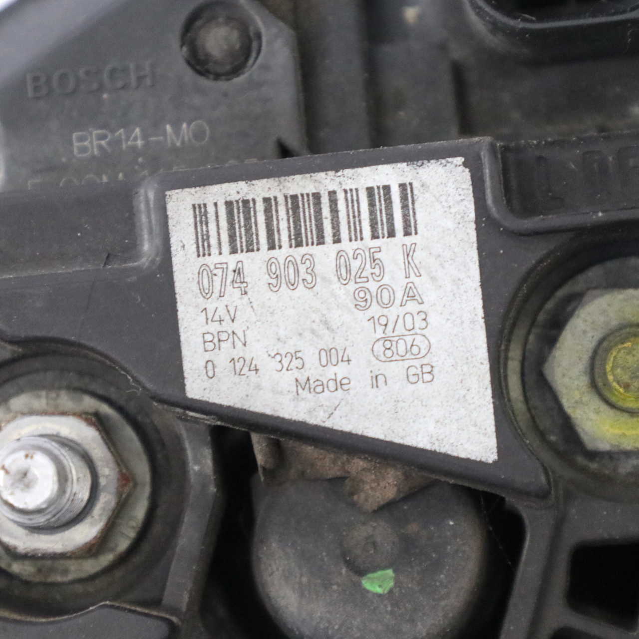 Lichtmaschine Volkswagen LT35 2.5 TDI Dieselmotor 90A Bosch 074903025K