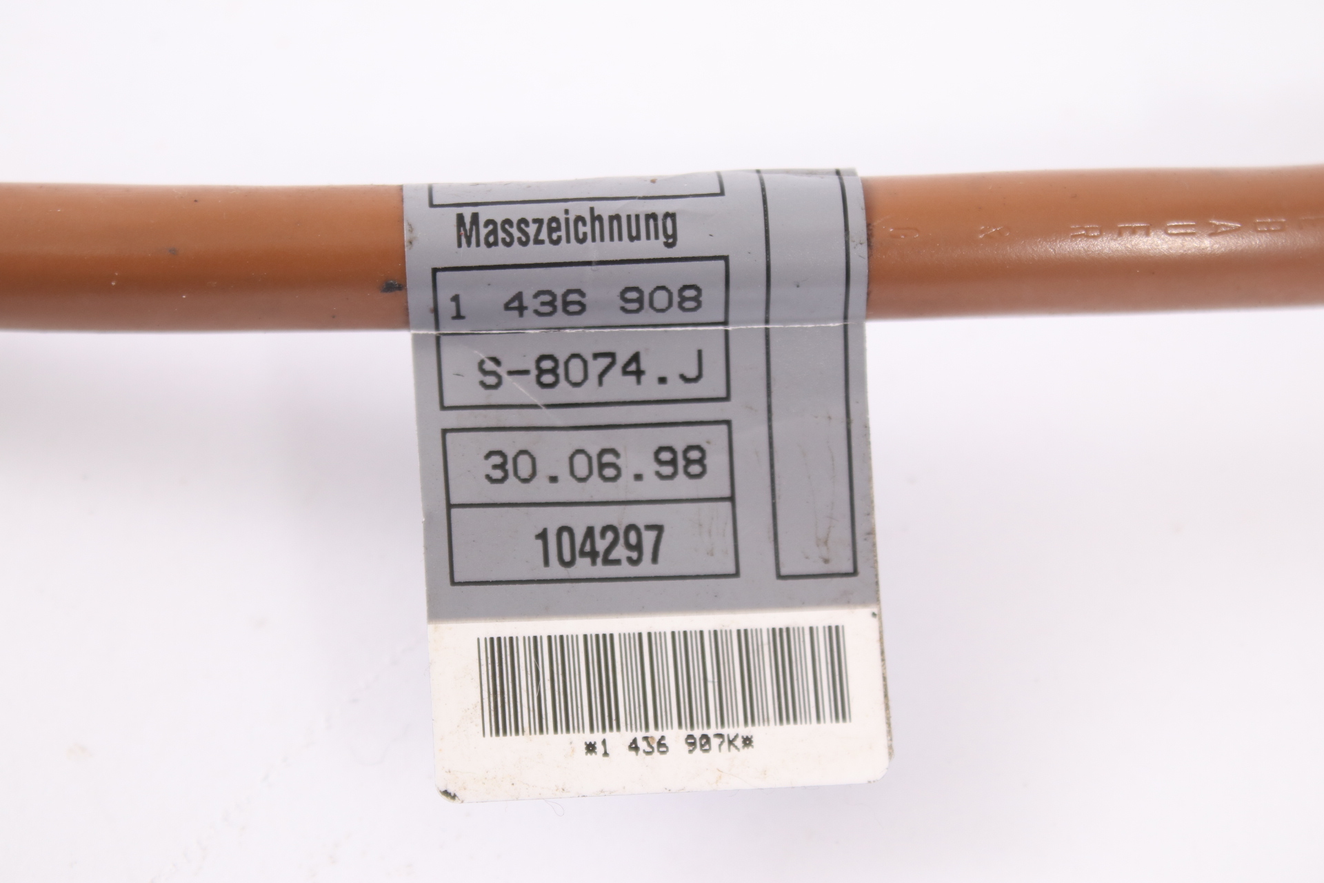 BMW E38 Erdungskabel Batterie Motor Elektrische Kabel Verdrahtung 1436907